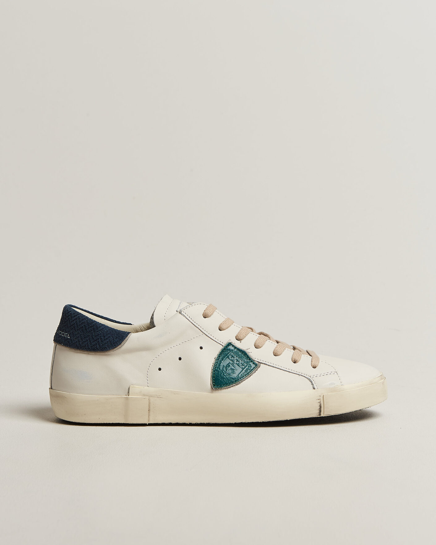 Herren | Sneaker | Philippe Model | PRSX Low Top Suede Sneaker White/Blue