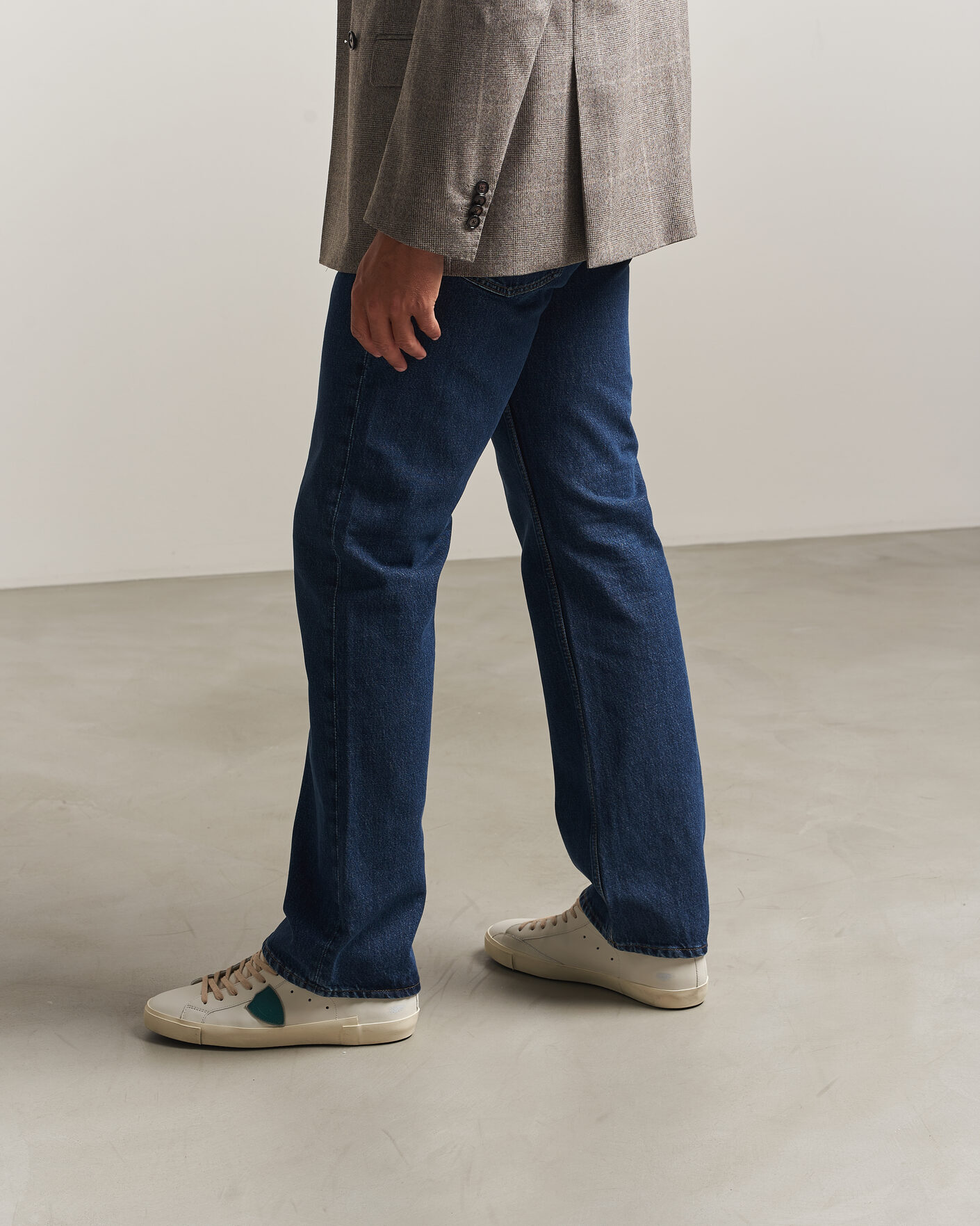 Herren | Sneaker | Philippe Model | PRSX Low Top Suede Sneaker White/Blue
