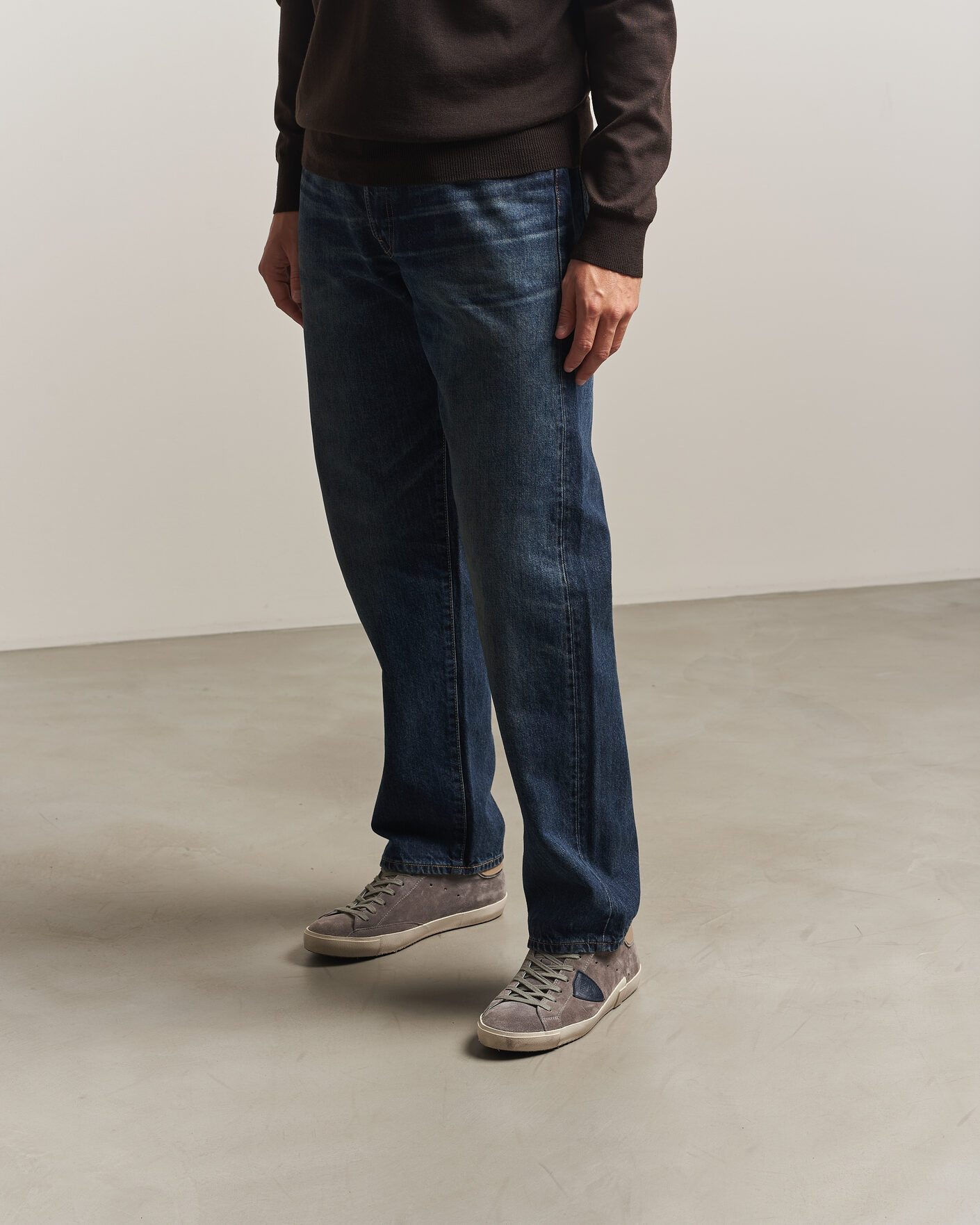 Herren | Sneaker | Philippe Model | PRSX Low Top Suede Sneaker Grey