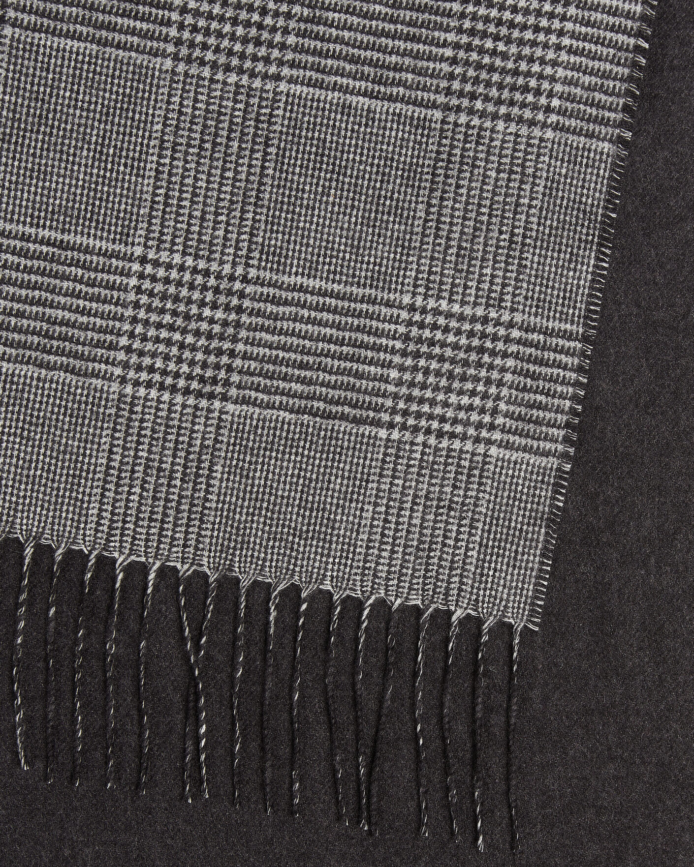 Herren | Schals | Piacenza Cashmere | Cashmere/Silk Glencheck Scarf Grey Melange