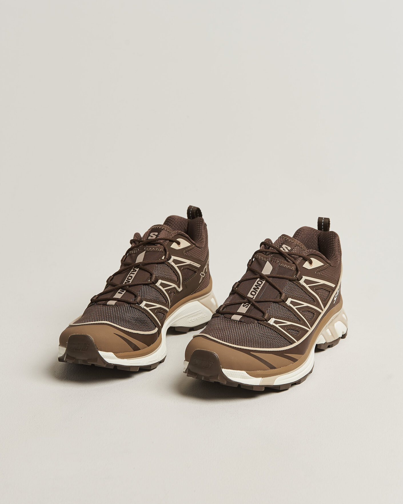 Herren | Trail Sneaker | Salomon | XT-6 Expanse Sneakers Earth Brown/White Pepper