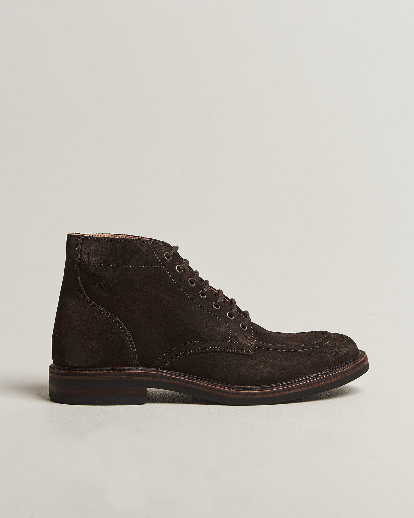 Herren | Boots | Astorflex | Nuvoflex Dainite Lace Up Boot Dark Brown Suede
