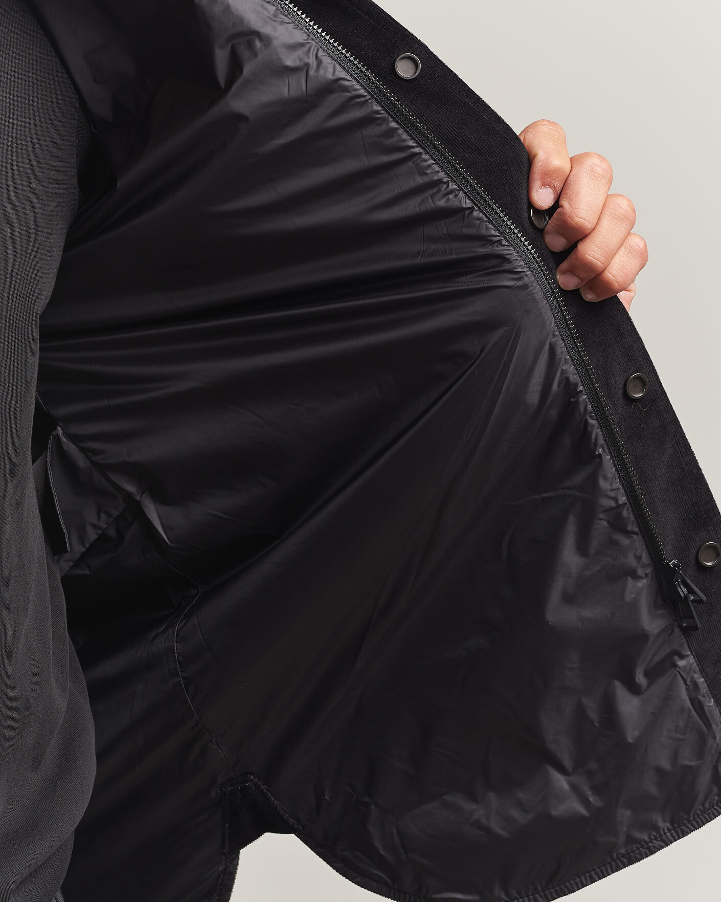 Herren | Hemden | Moncler | Corduroy Overshirt Black