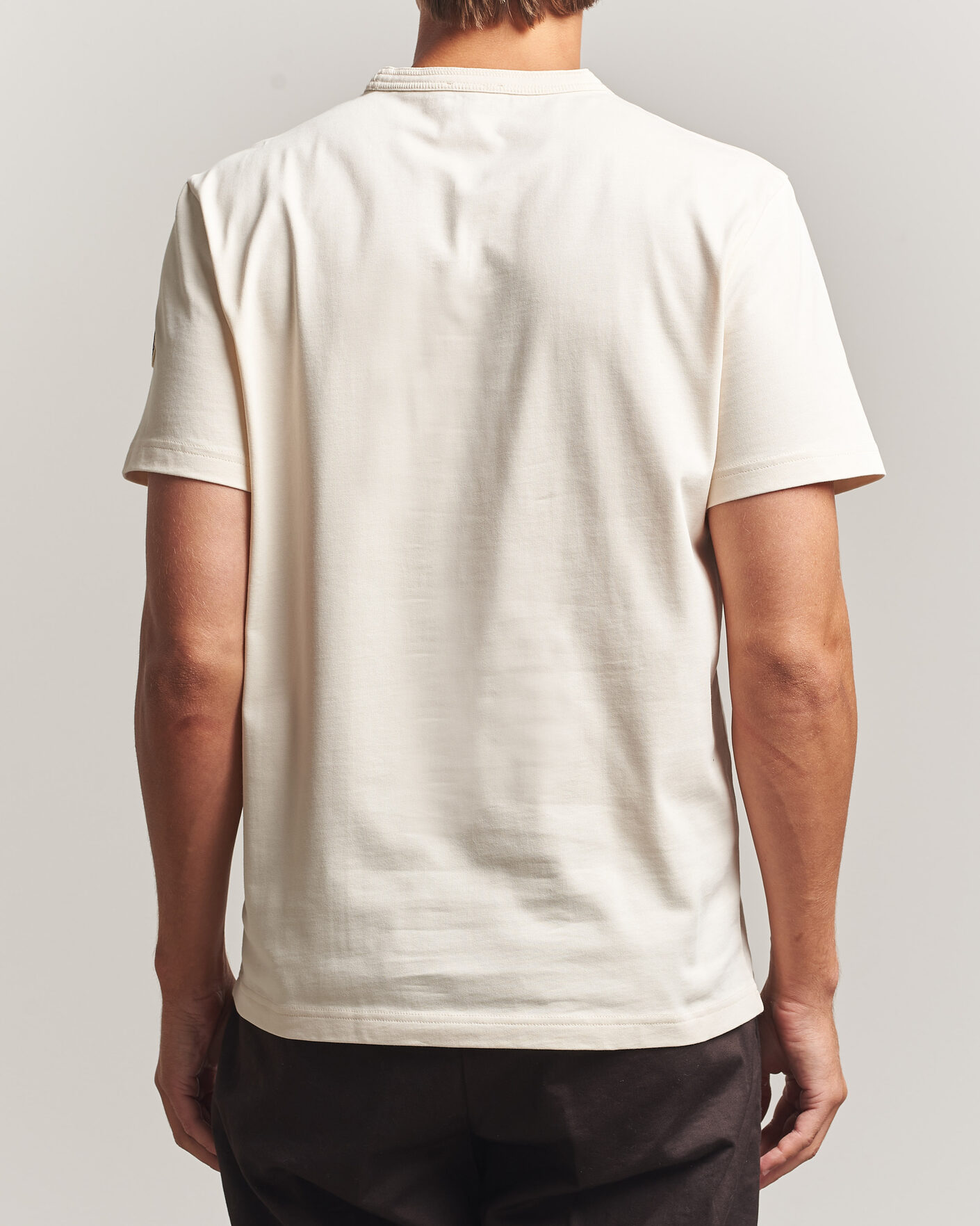 Herren | T-Shirts | Moncler | Varsity Logo T-Shirt Off White