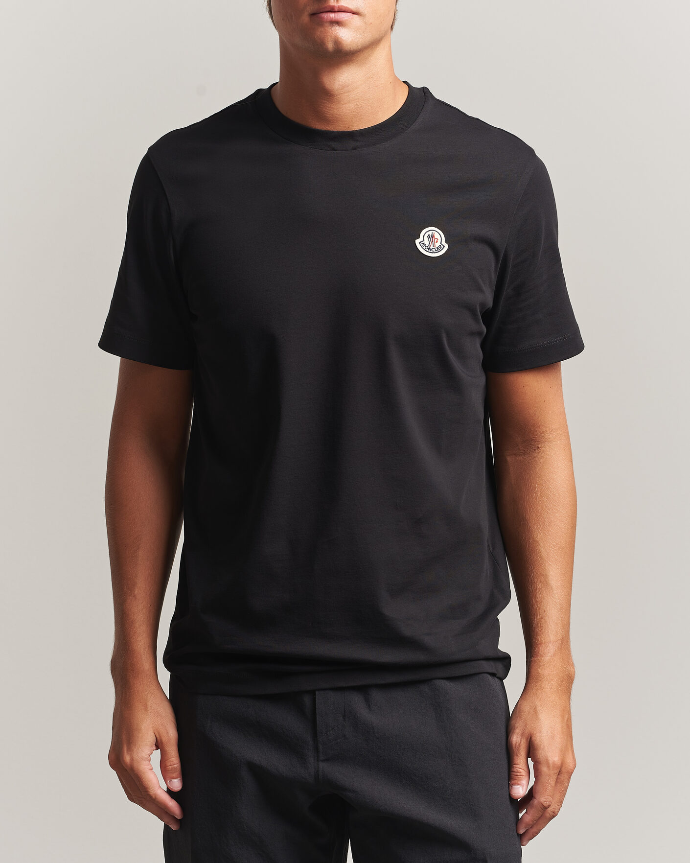 Herren | T-Shirts | Moncler | 3-Pack Logo T-Shirts Black
