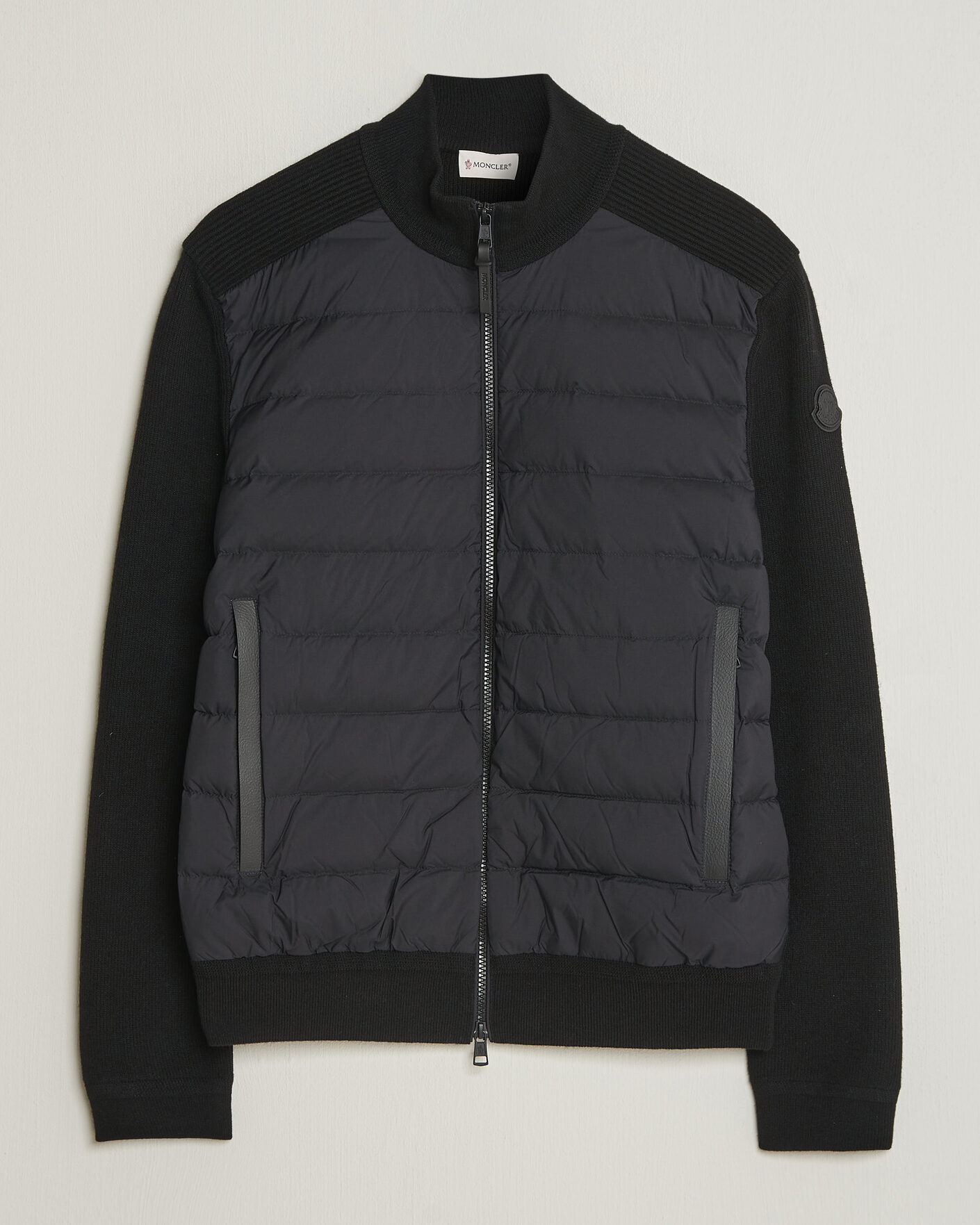 Herren | Jacken | Moncler | Wool/Cashmere Hybrid Jacket Black