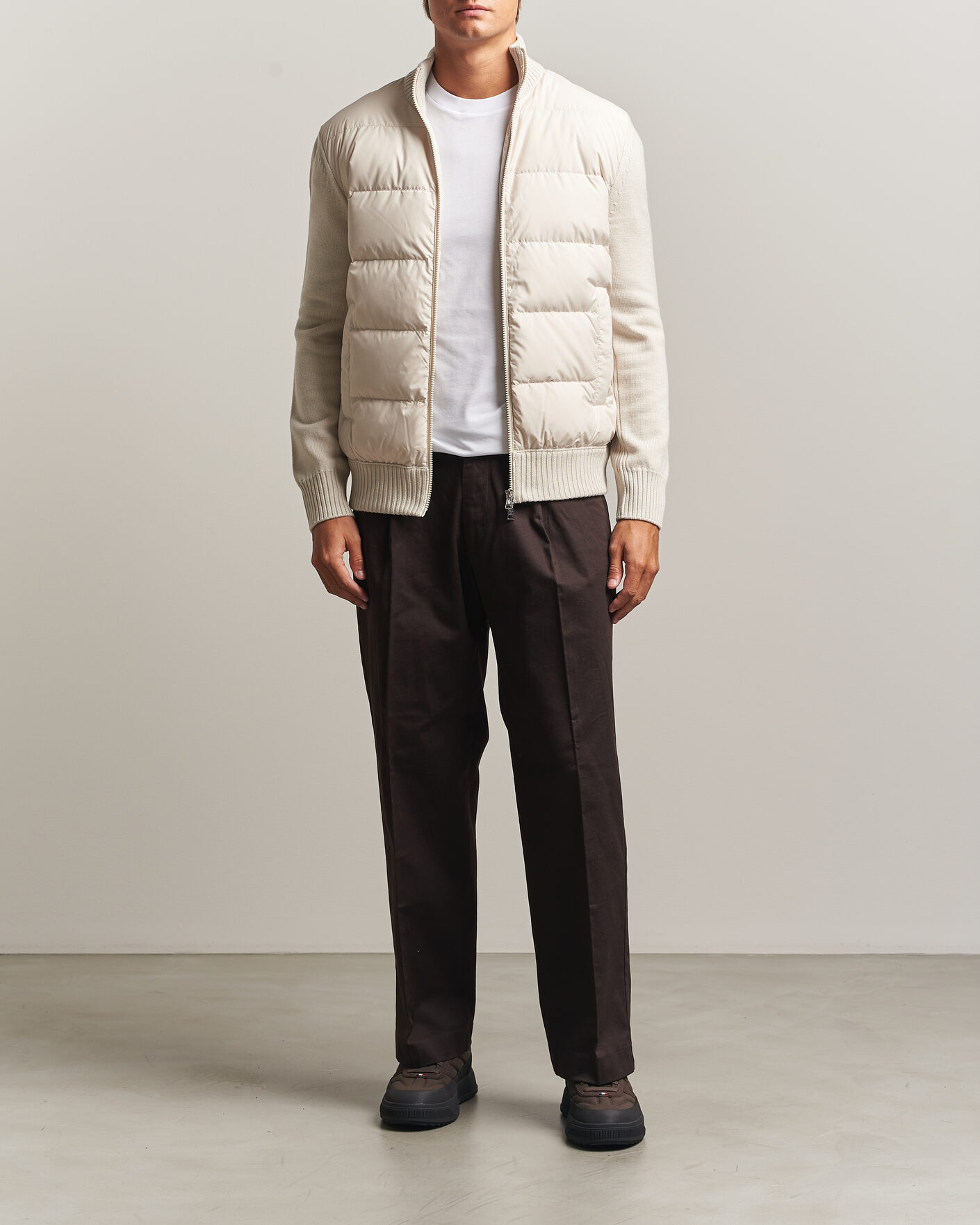 Herren | Jacken | Moncler | Padded Hybrid Jacket Grey