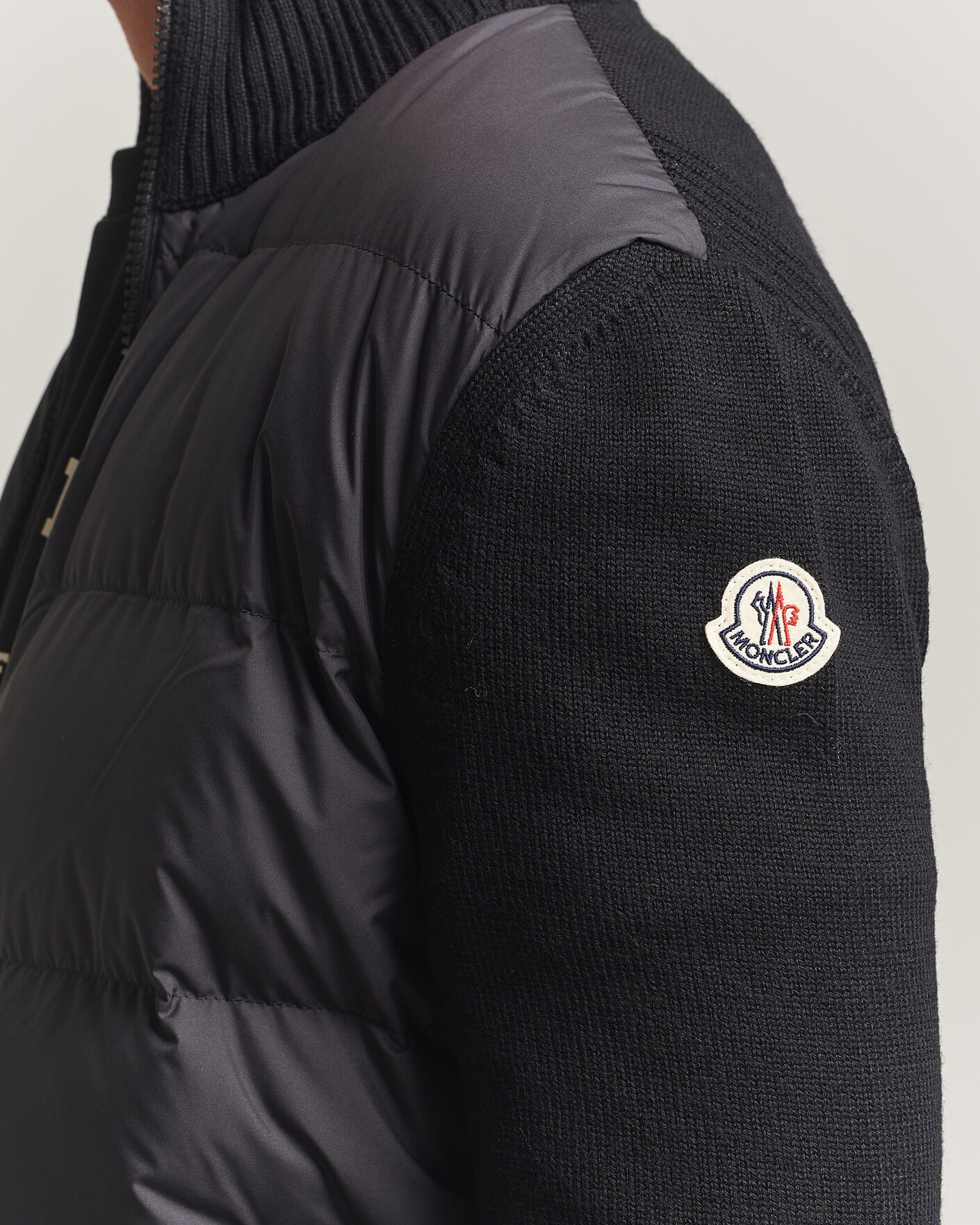Herren | Jacken | Moncler | Padded Hybrid Jacket Black