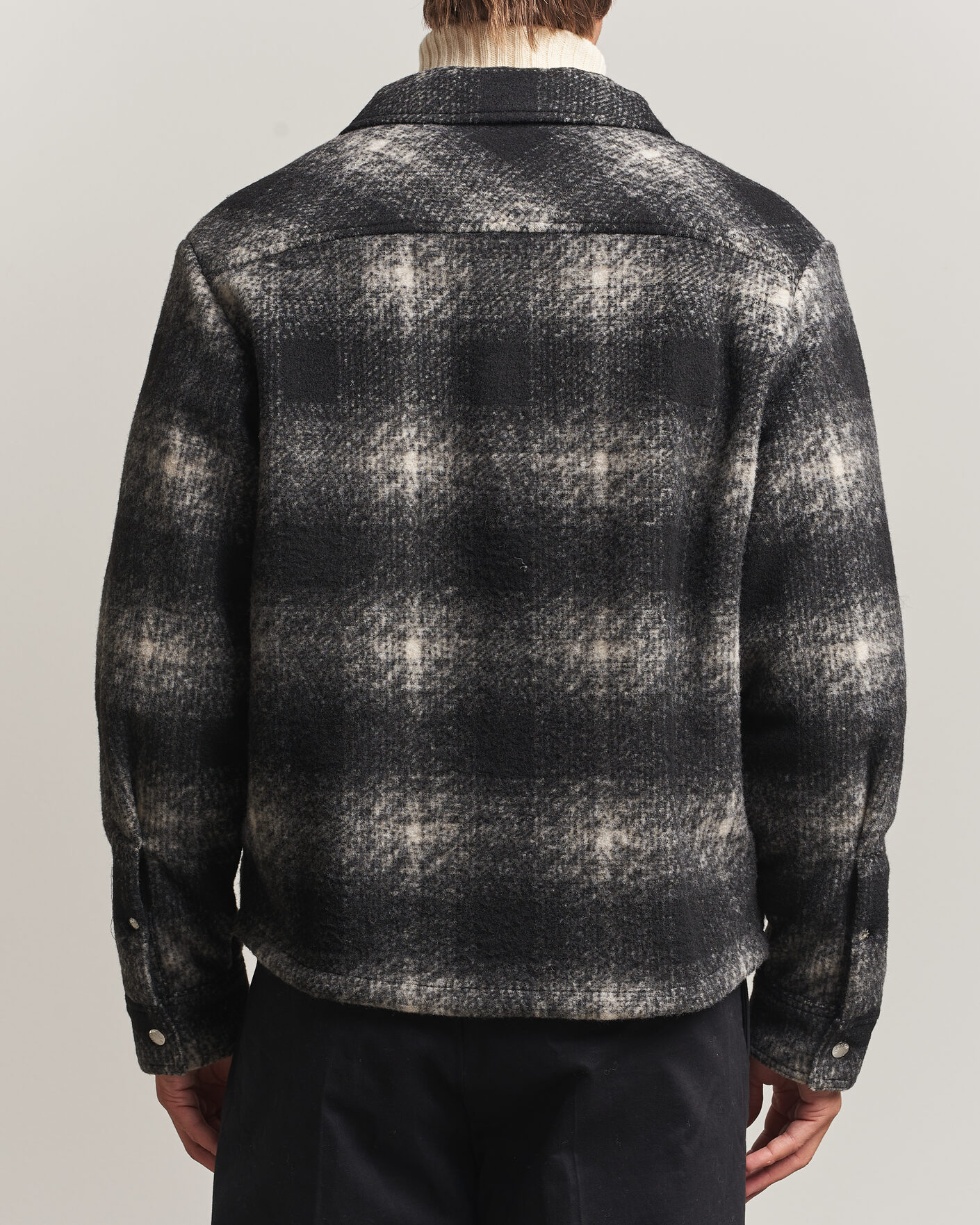 Herren | Hemden | Moncler | Flannel Overshirt Grey Check