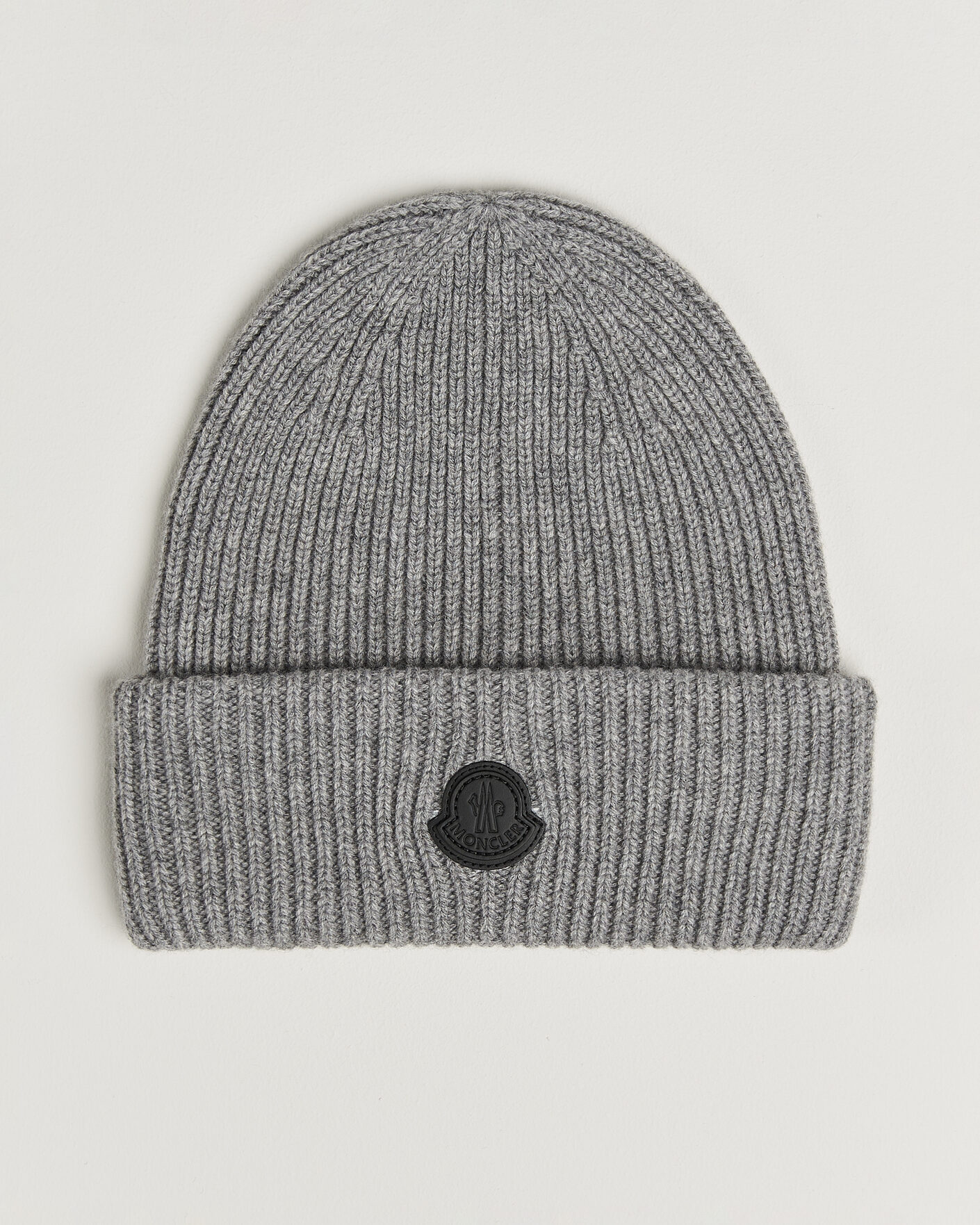 Herren | Mützen | Moncler | Rib Cashmere Beanie Grey
