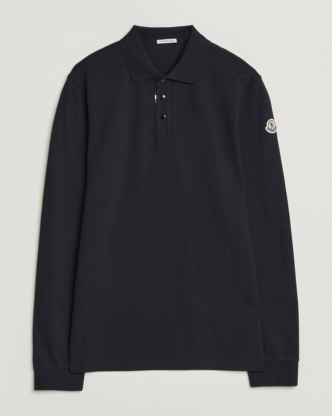 Herren | Poloshirts | Moncler | Long Sleeve Polo Navy