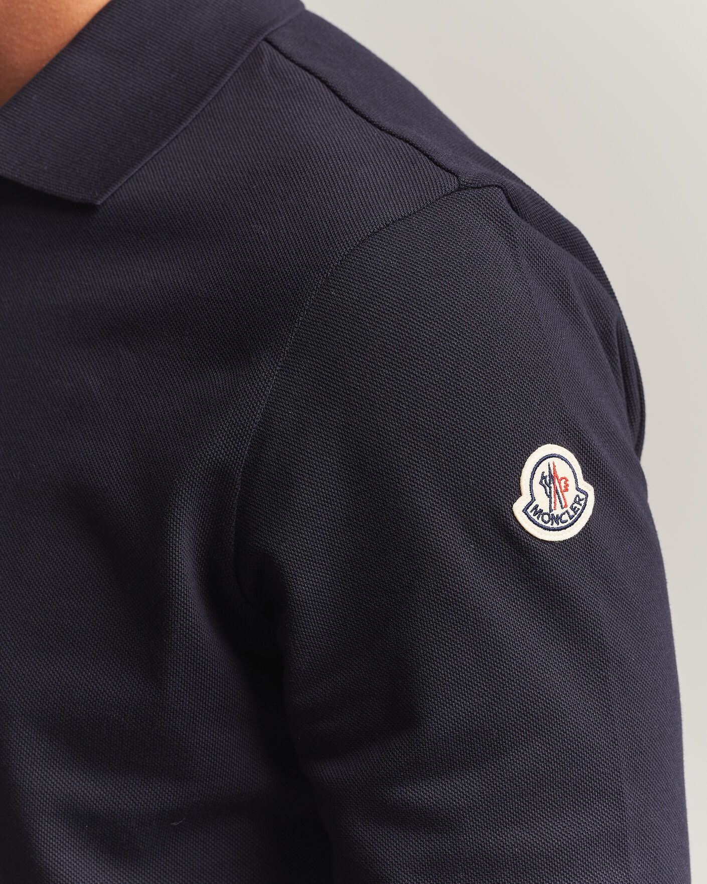 Herren | Poloshirts | Moncler | Long Sleeve Polo Navy