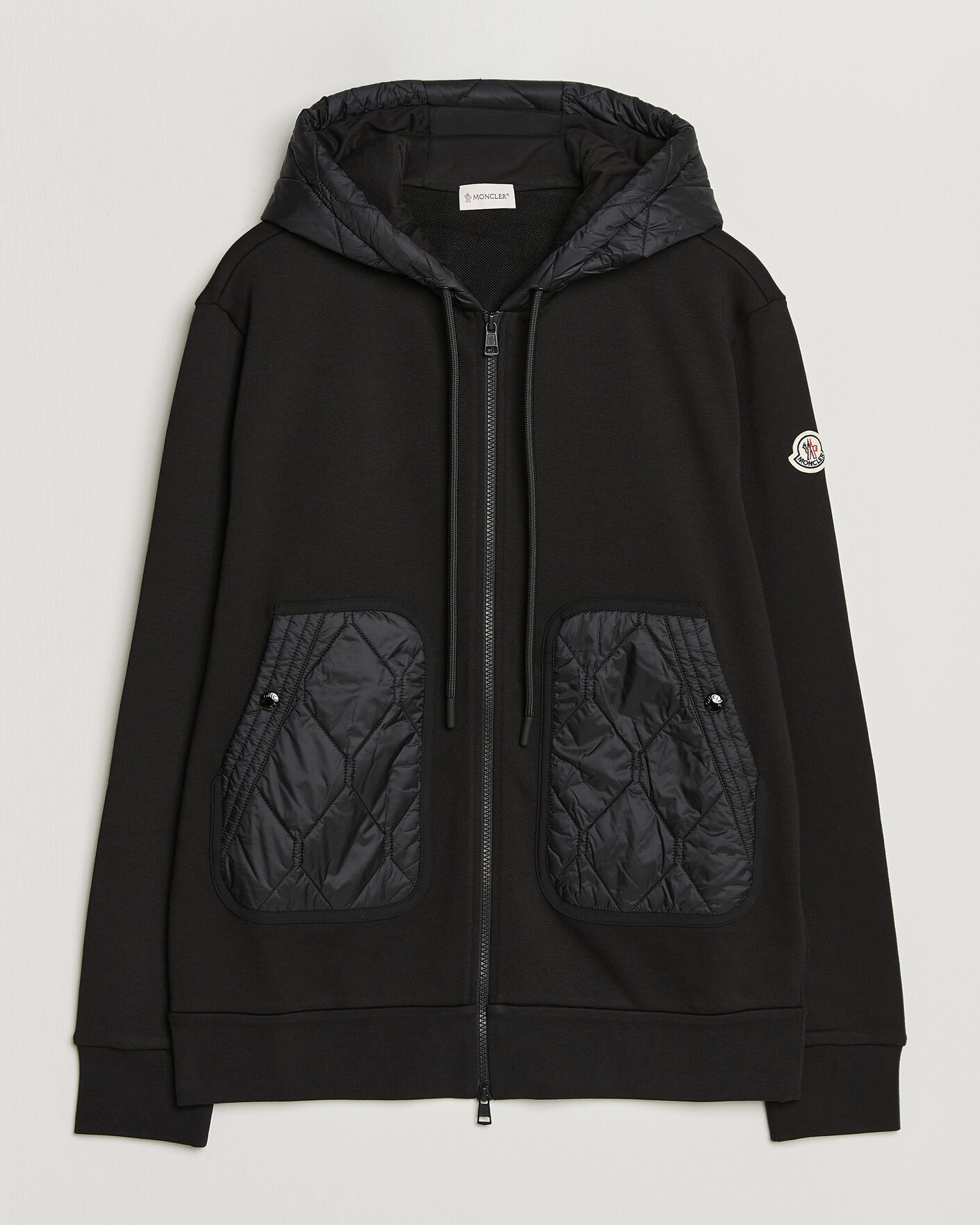 Herren | Pullover | Moncler | Full Zip Hoodie Black