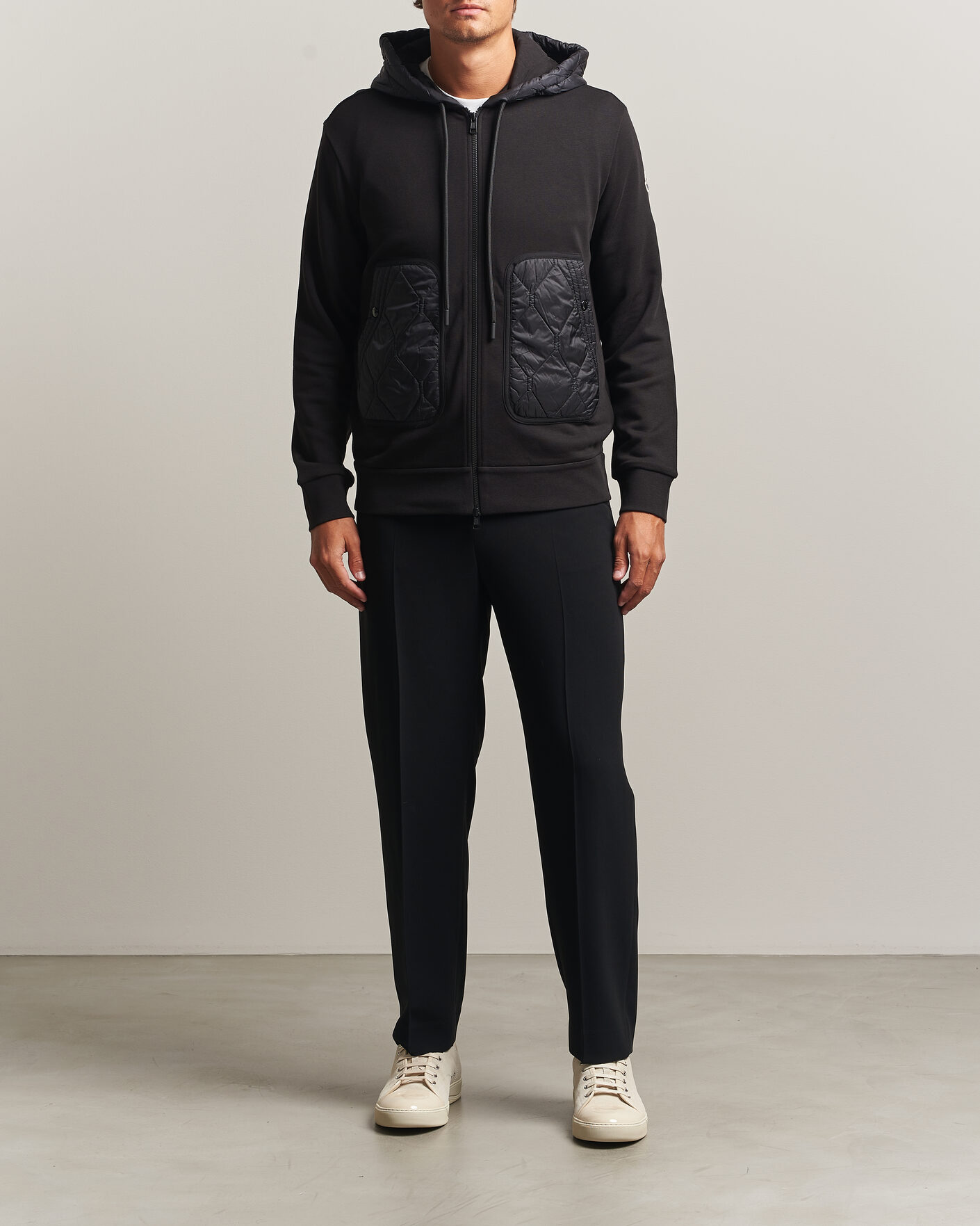 Herren | Pullover | Moncler | Full Zip Hoodie Black
