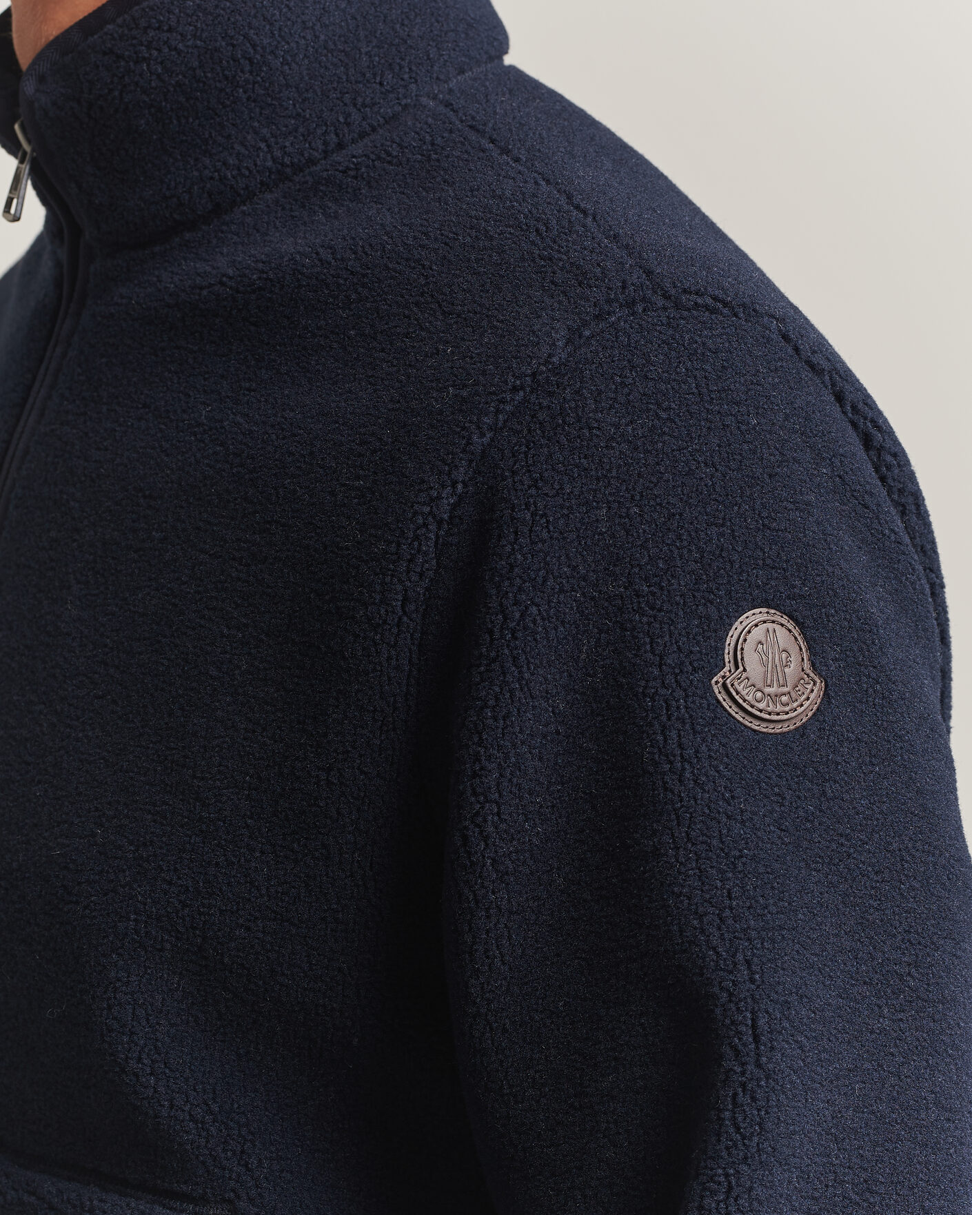 Herren | Pullover | Moncler | Full Zip Fleece  Navy