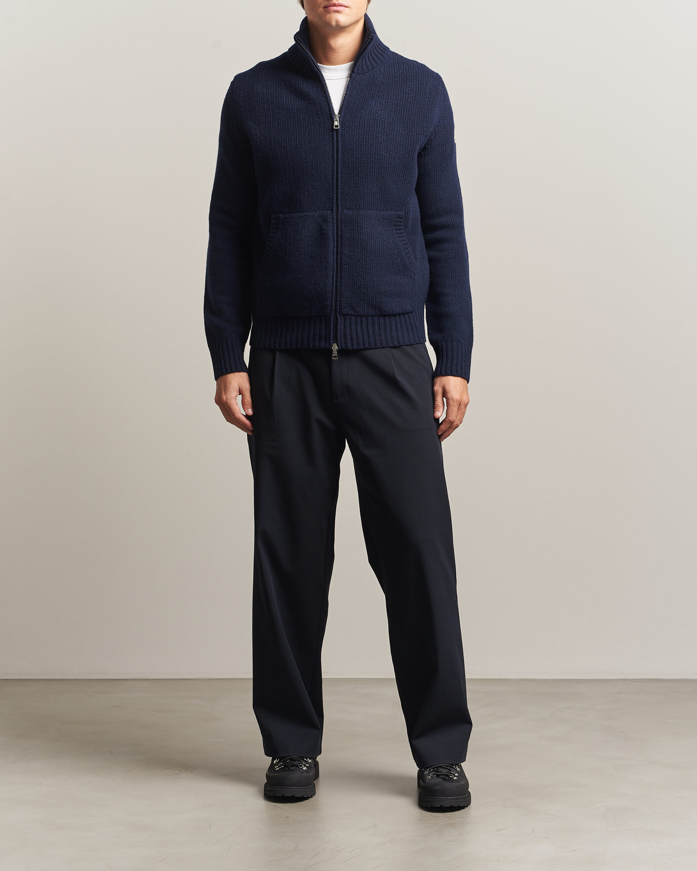 Herren | Pullover | Moncler | Full Zip Cardigan Navy