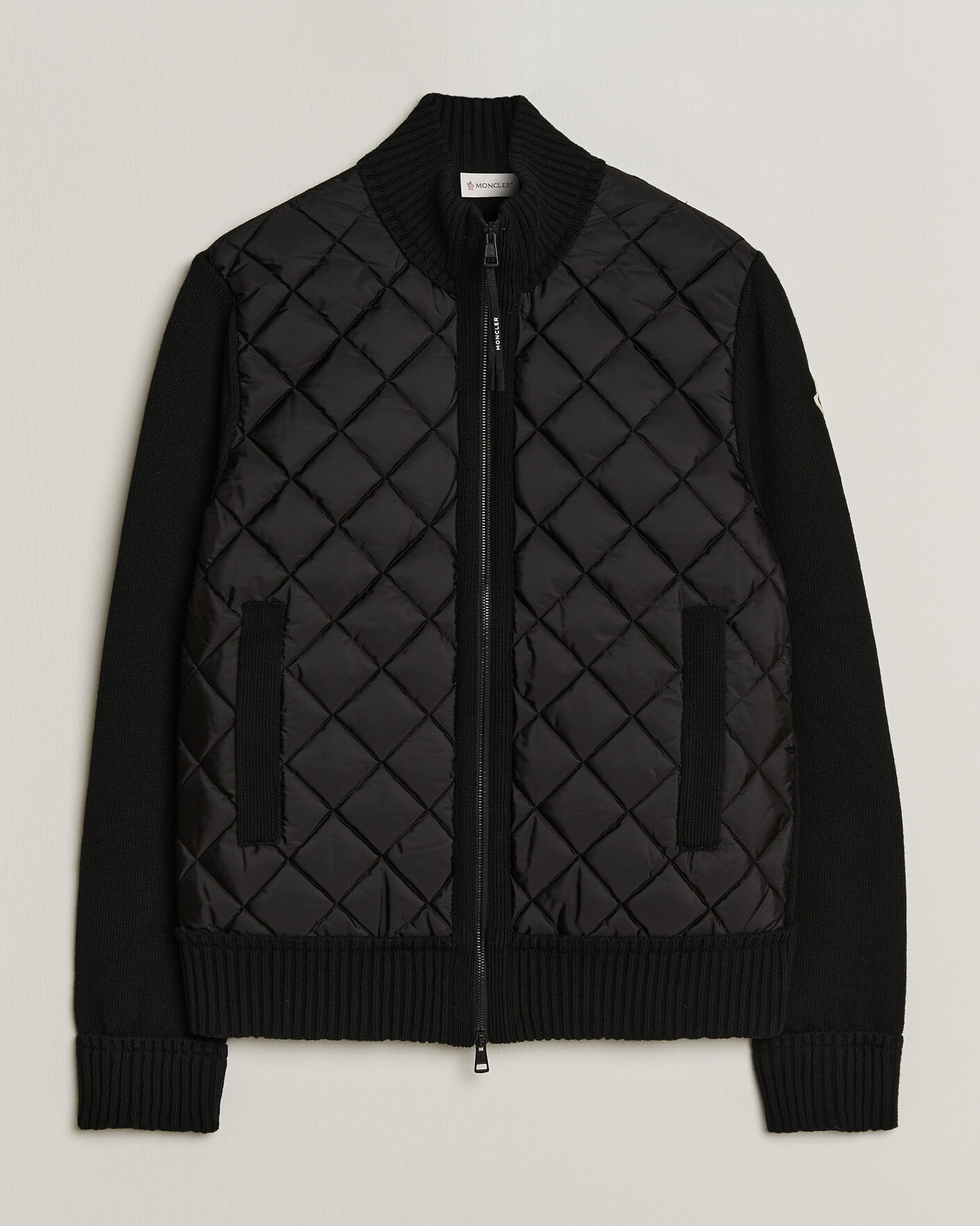 Herren | Jacken | Moncler | Quilted Hybrid Jacket Black