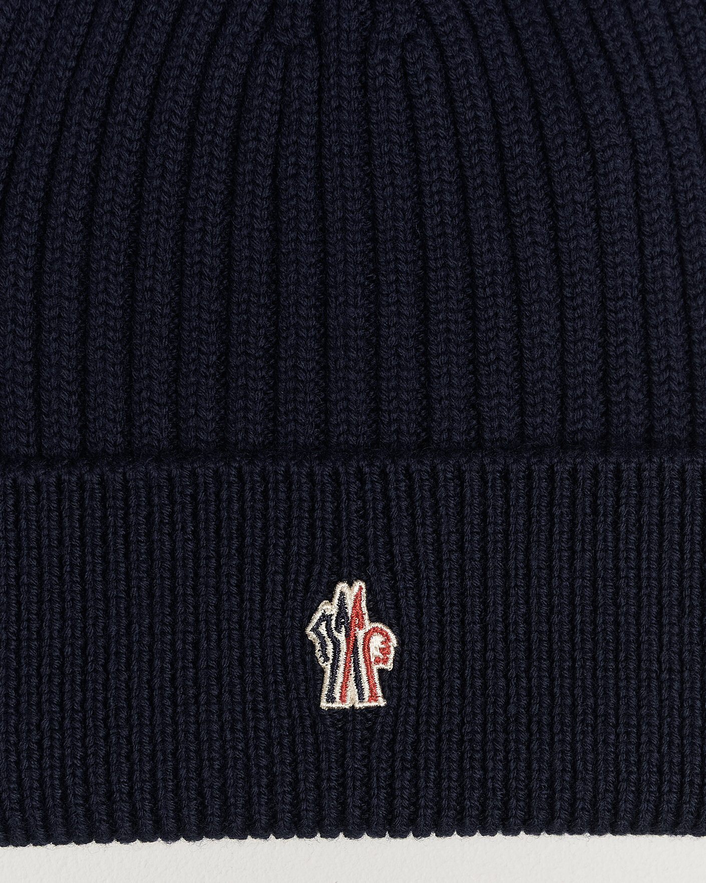 Herren | Mützen | Moncler Grenoble | Rib Wool Beanie Navy