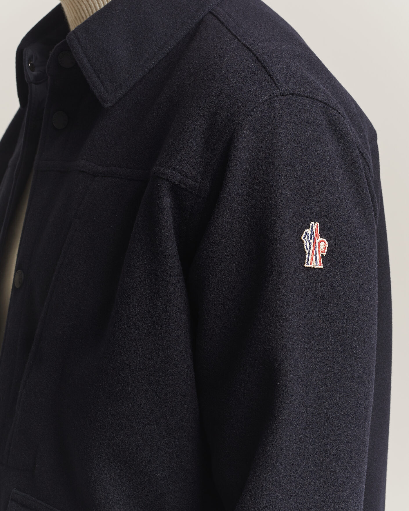 Herren | Jacken | Moncler Grenoble | Brushed Shirt Jacket Navy