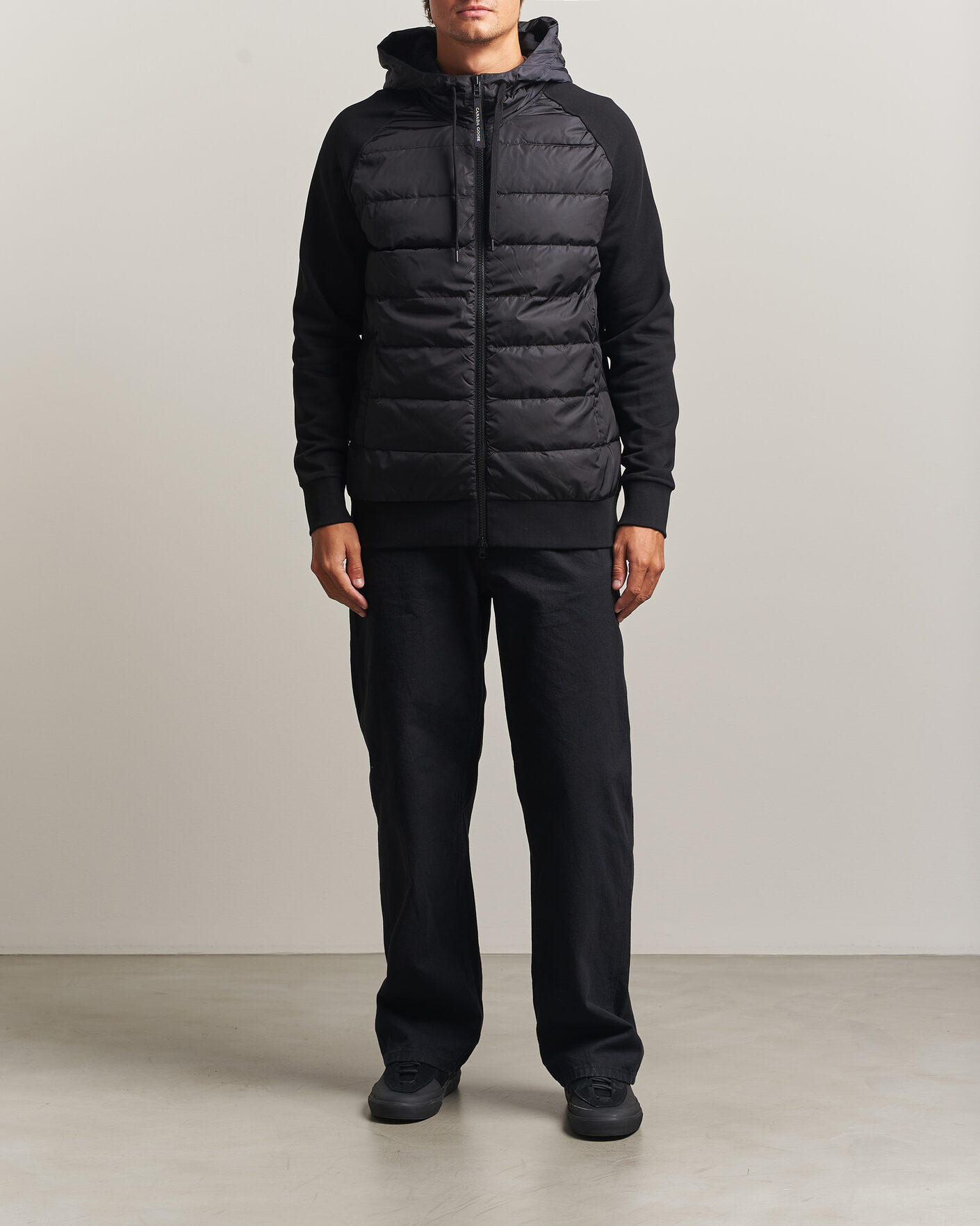Herren | Jacken | Canada Goose | Hybridge Huron Full Zip Hoody Black