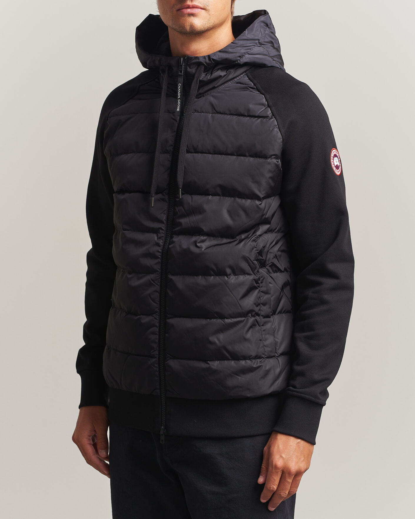 Herren | Jacken | Canada Goose | Hybridge Huron Full Zip Hoody Black