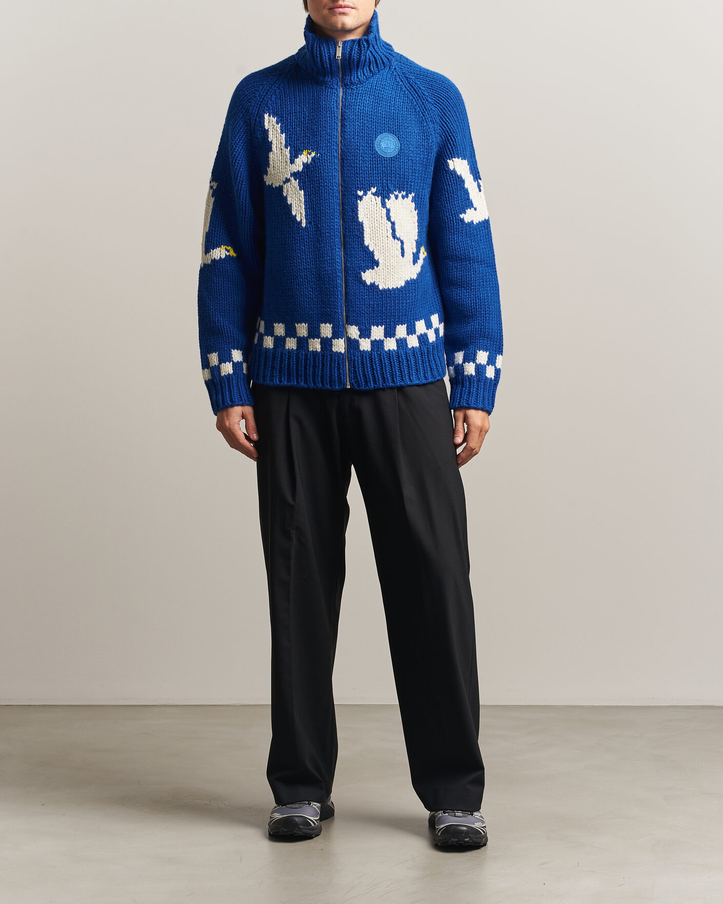 Herren | Pullover | Canada Goose | Moisie Knit Jacket Arctic Goose