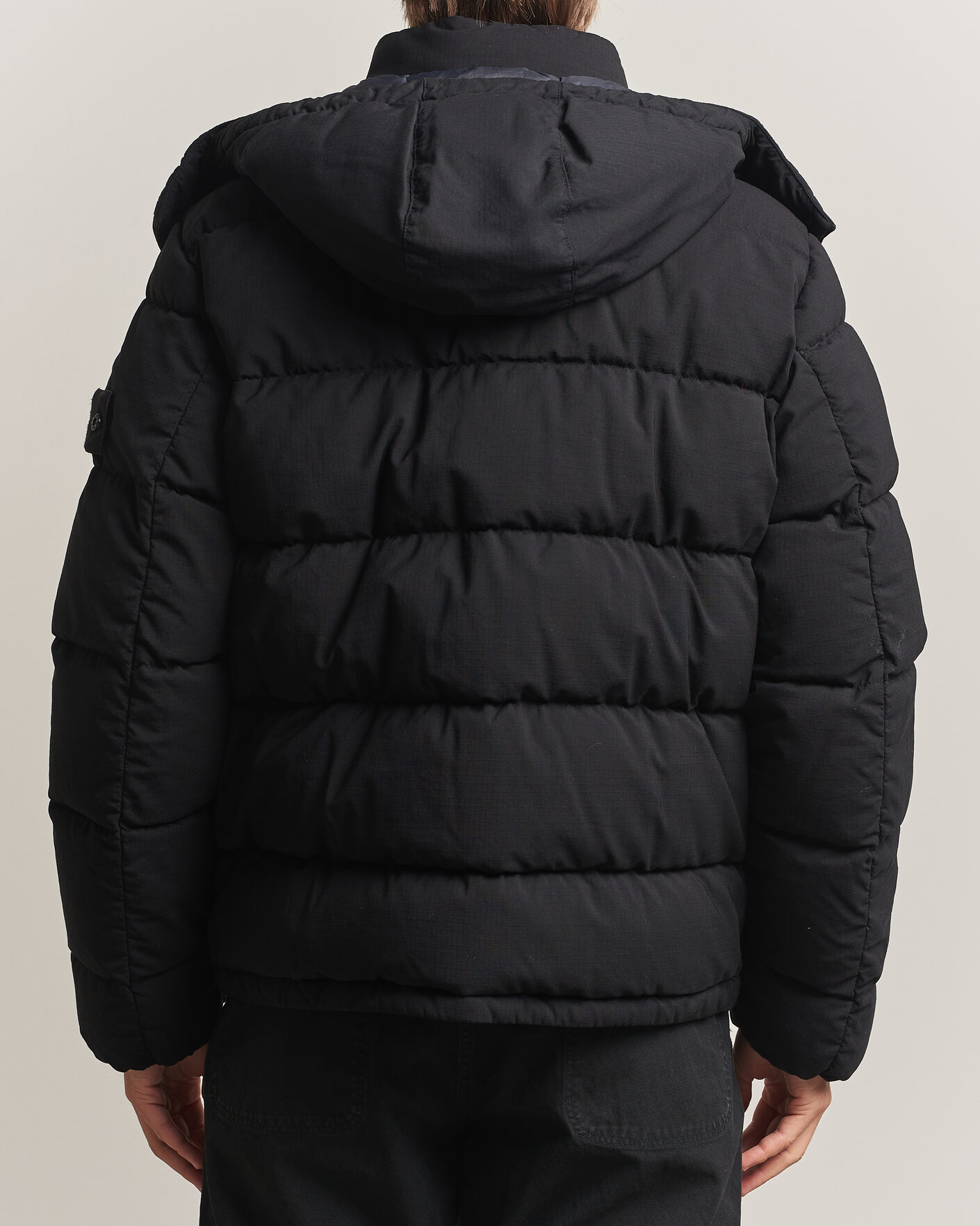 Herren | Jacken | Stone Island | Ghost Wool Ripstop Down Jacket Black