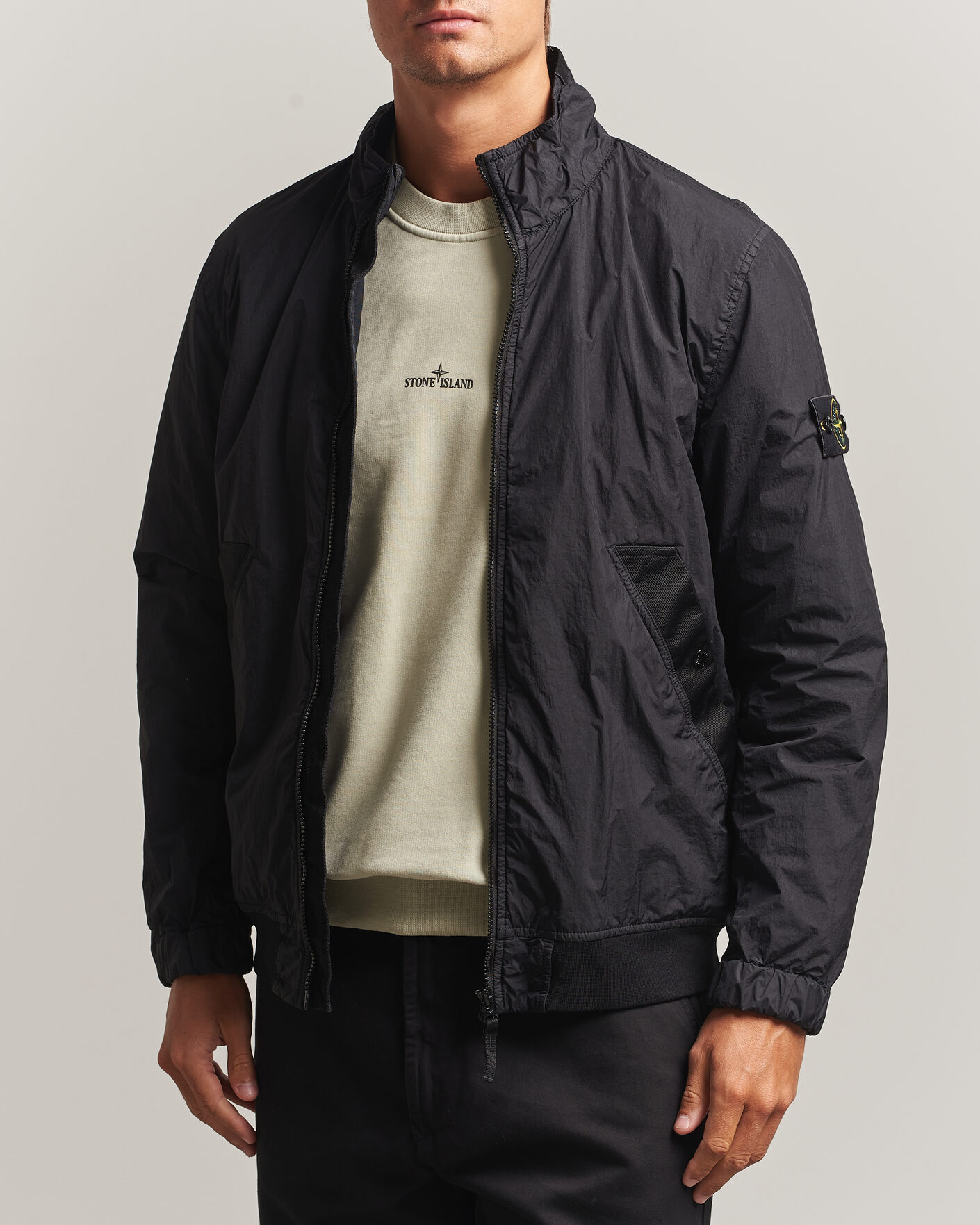 Herren | Jacken | Stone Island | Crinkle Reps Jacket Black
