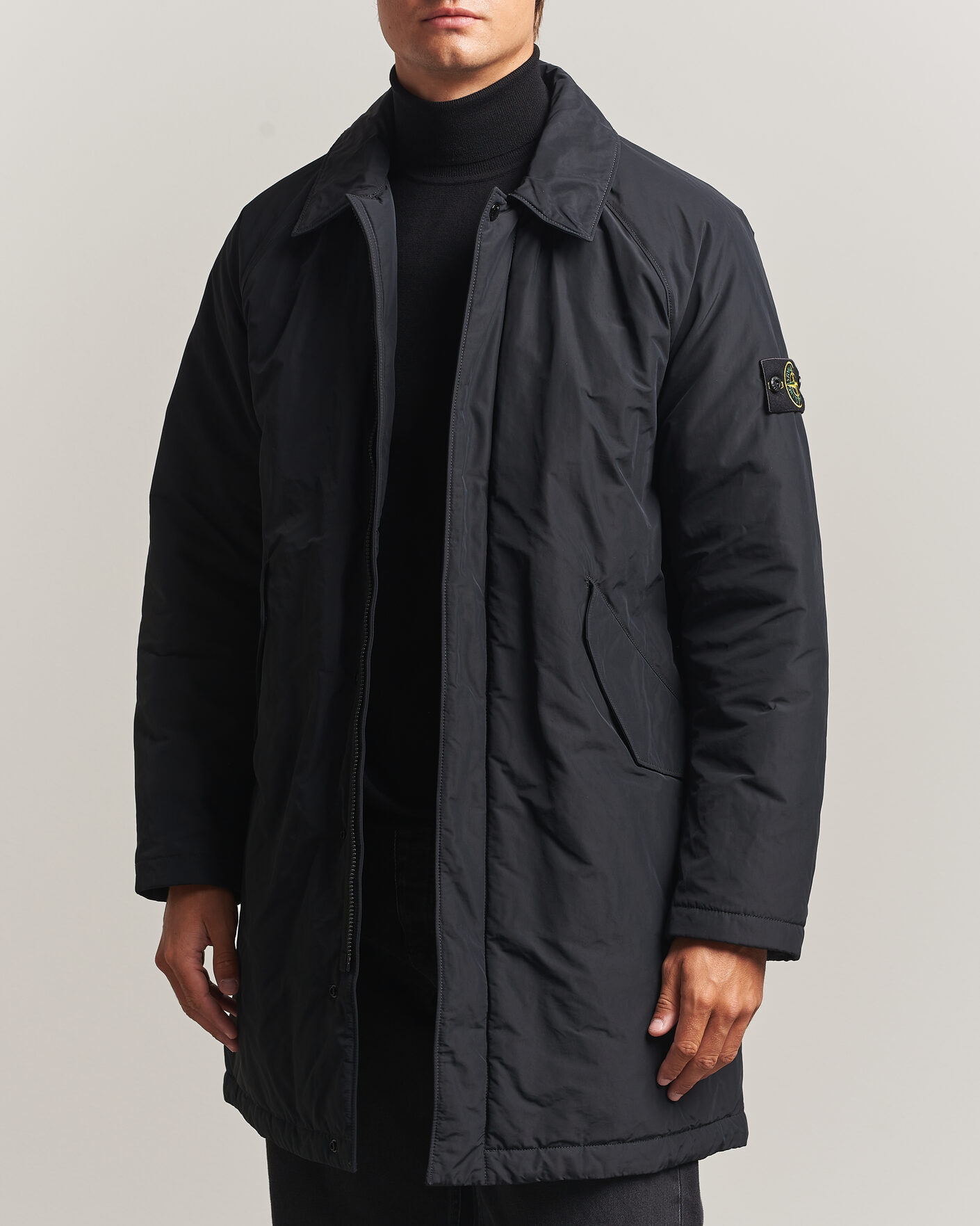 Herren | Jacken | Stone Island | Micro Reps Padded Coat Black