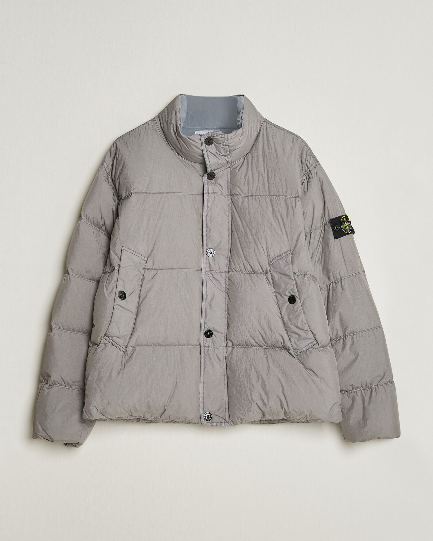 Herren | Jacken | Stone Island | Crinkle Reps Padded Down Jacket Grey