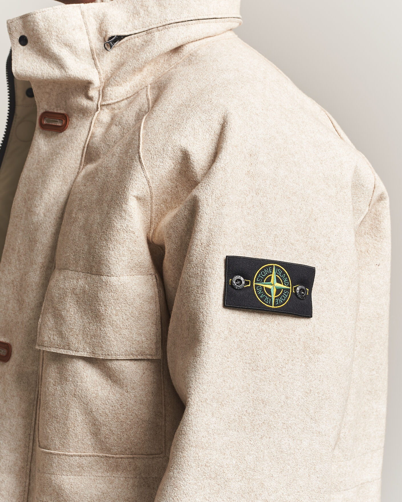 Herren | Jacken | Stone Island | Panno Coagulato Coat Biscuit