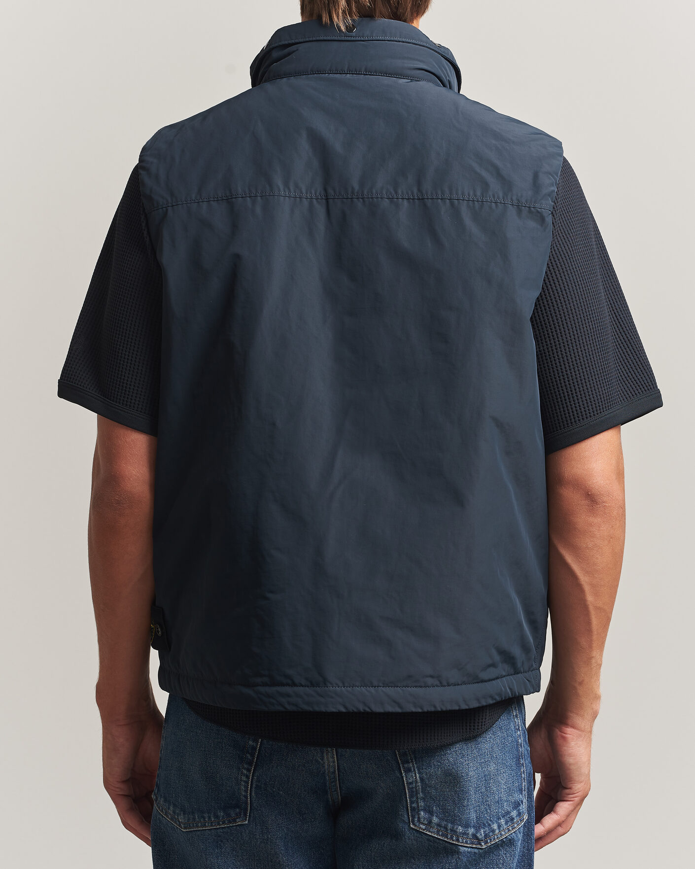 Herren | Westen | Stone Island | Micro Twill Padded Vest Navy Blue