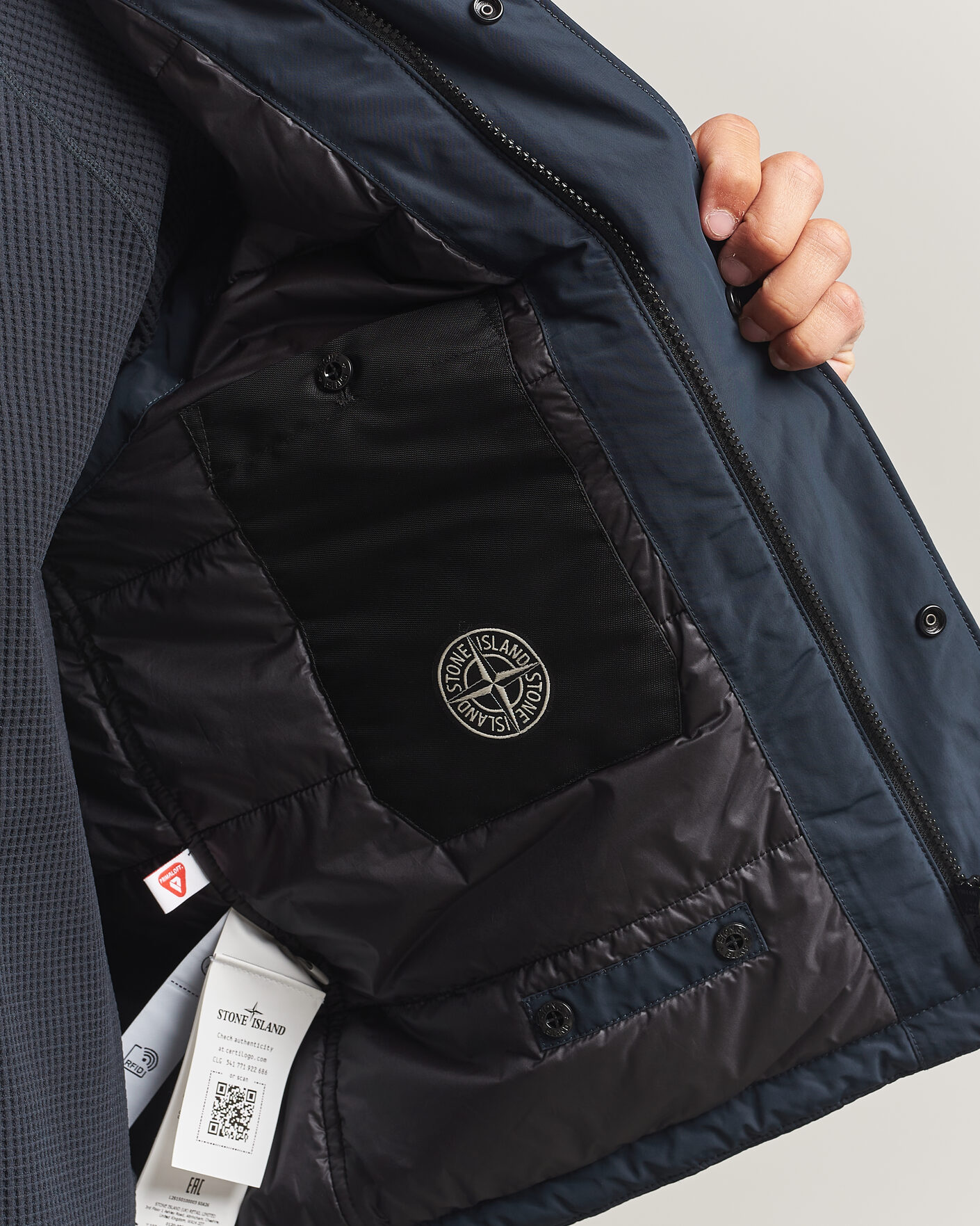Herren | Westen | Stone Island | Micro Twill Padded Vest Navy Blue