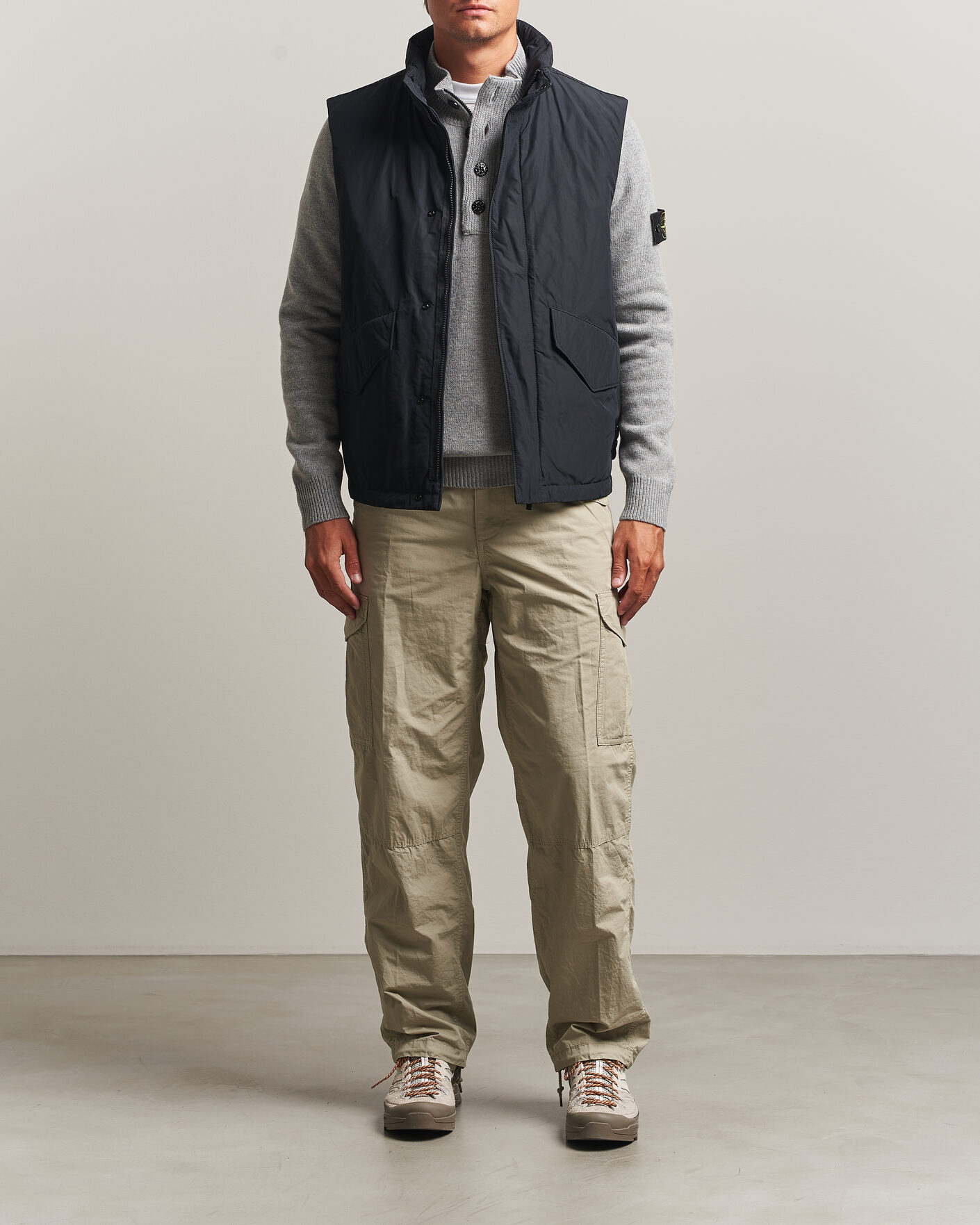 Herren | Westen | Stone Island | Micro Twill Padded Vest Black
