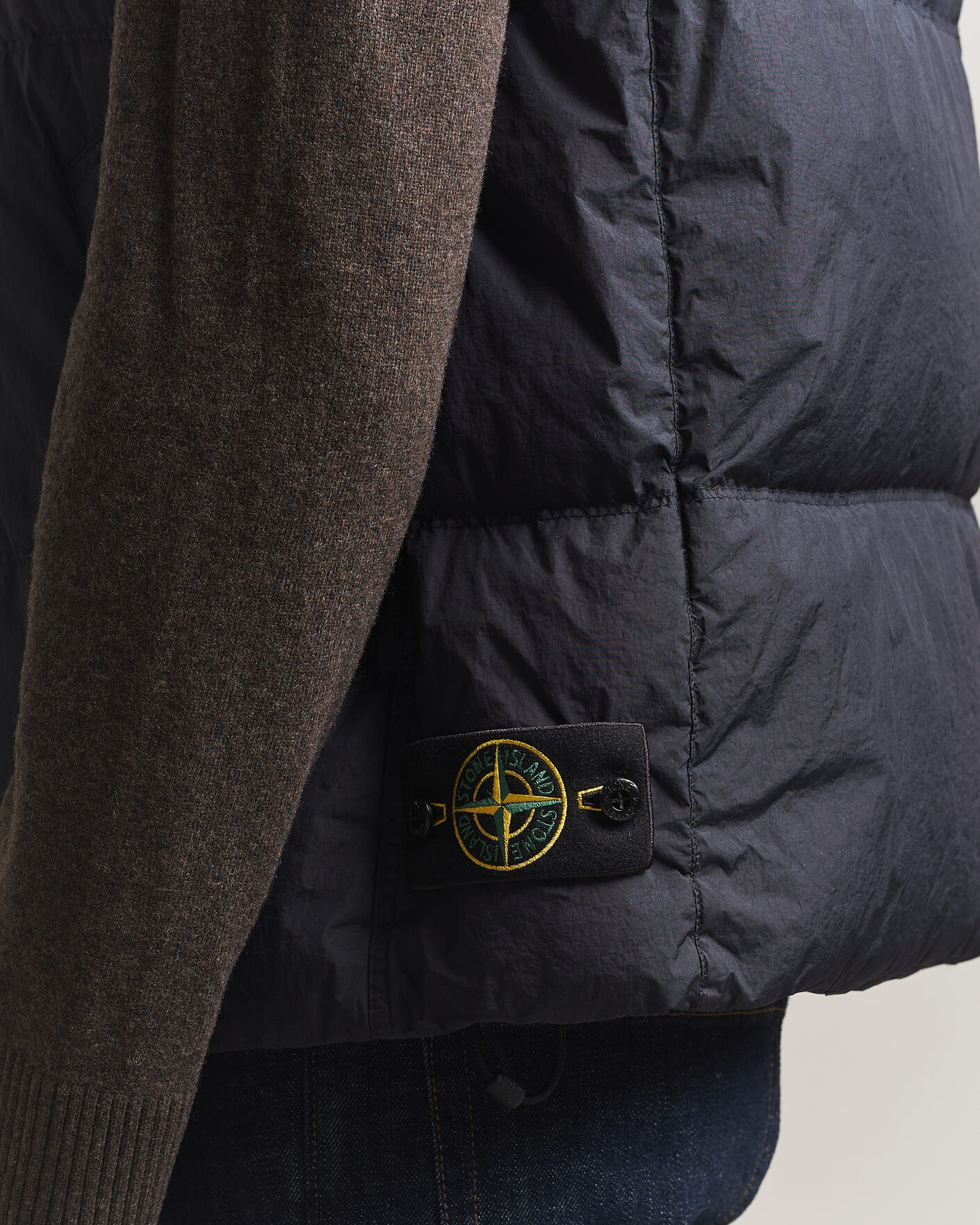 Herren | Westen | Stone Island | Crinkle Reps Down Vest Navy Blue
