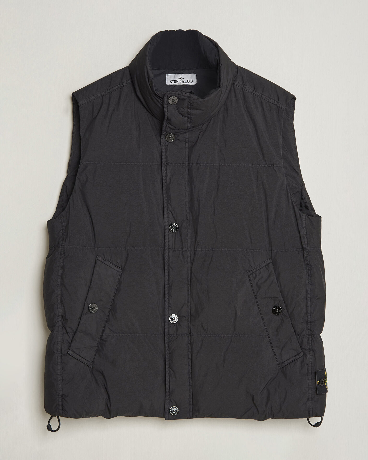 Herren | Westen | Stone Island | Crinkle Reps Down Vest Black