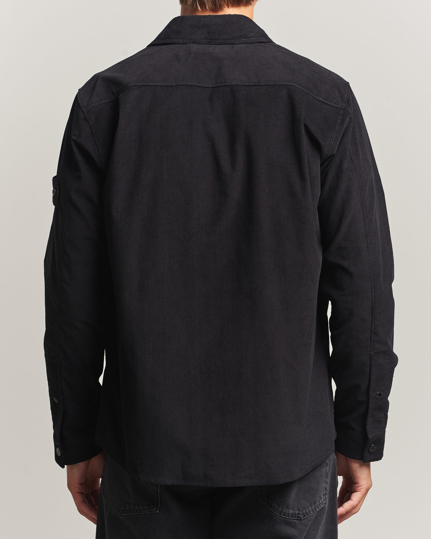 Herren | Hemden | Stone Island | Micro Cord Overshirt Black