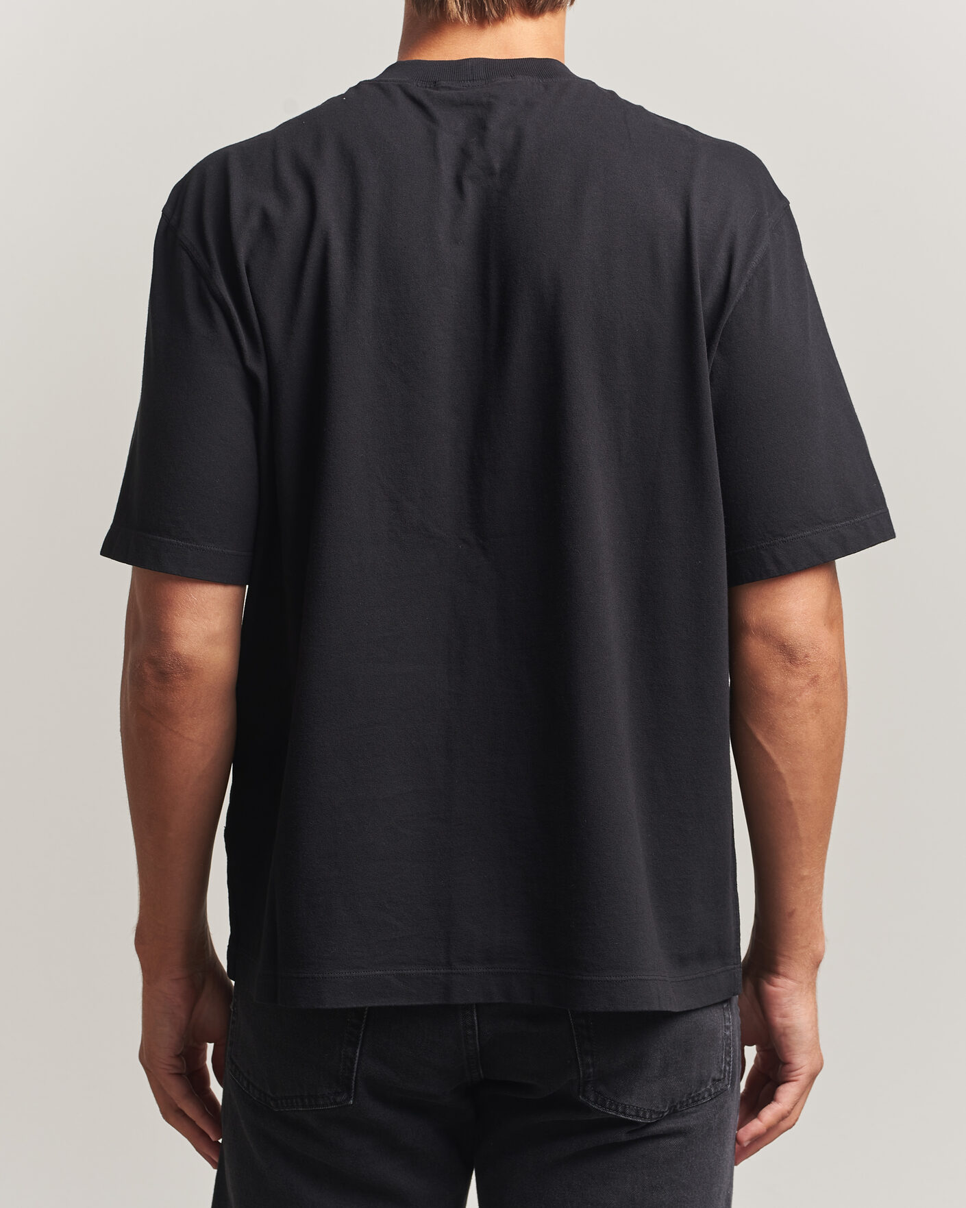 Herren | T-Shirts | Stone Island | Combed Organic Cotton T-Shirt Black