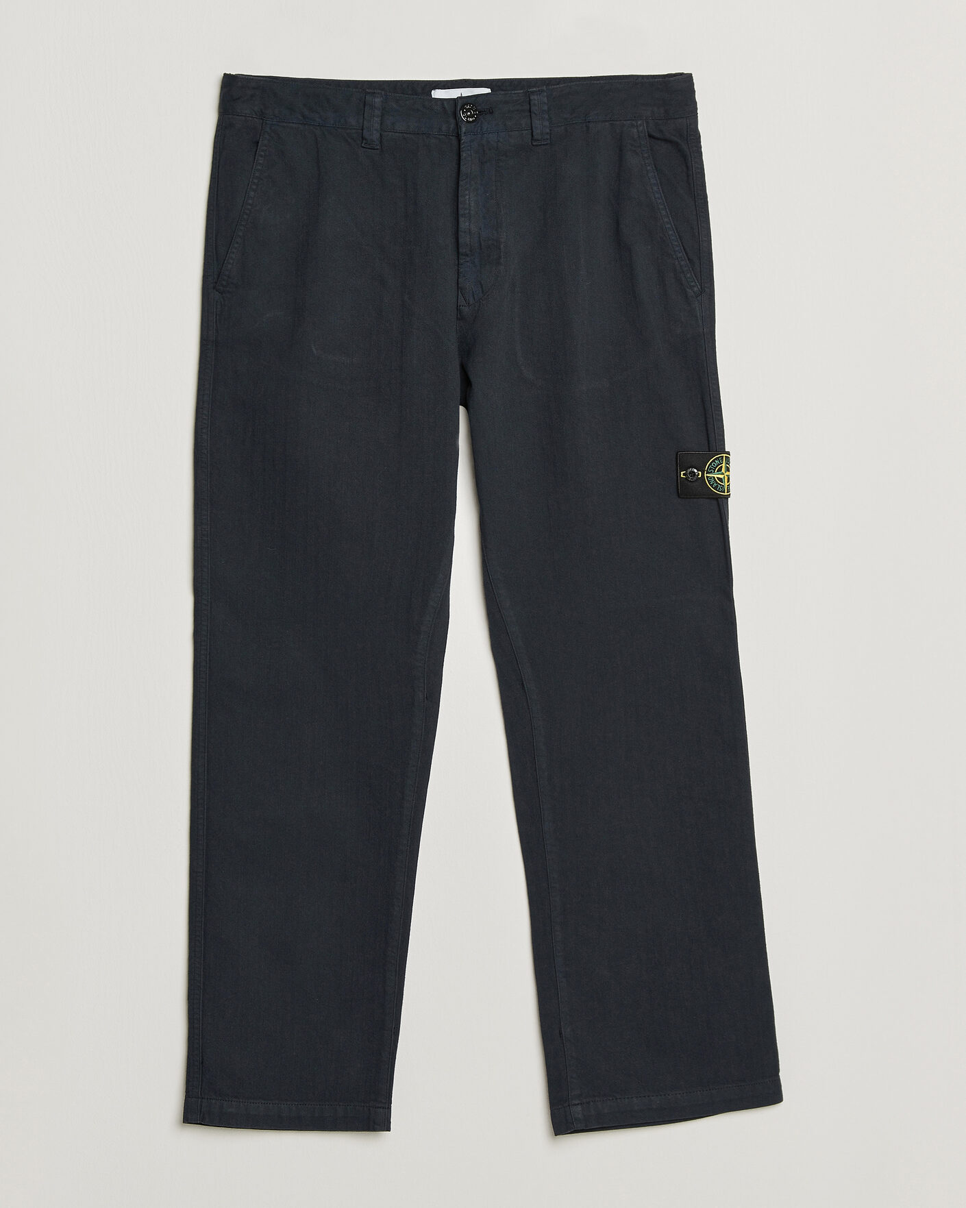 Herren | Hosen | Stone Island | Cotton Herringbone Pants Navy Blue