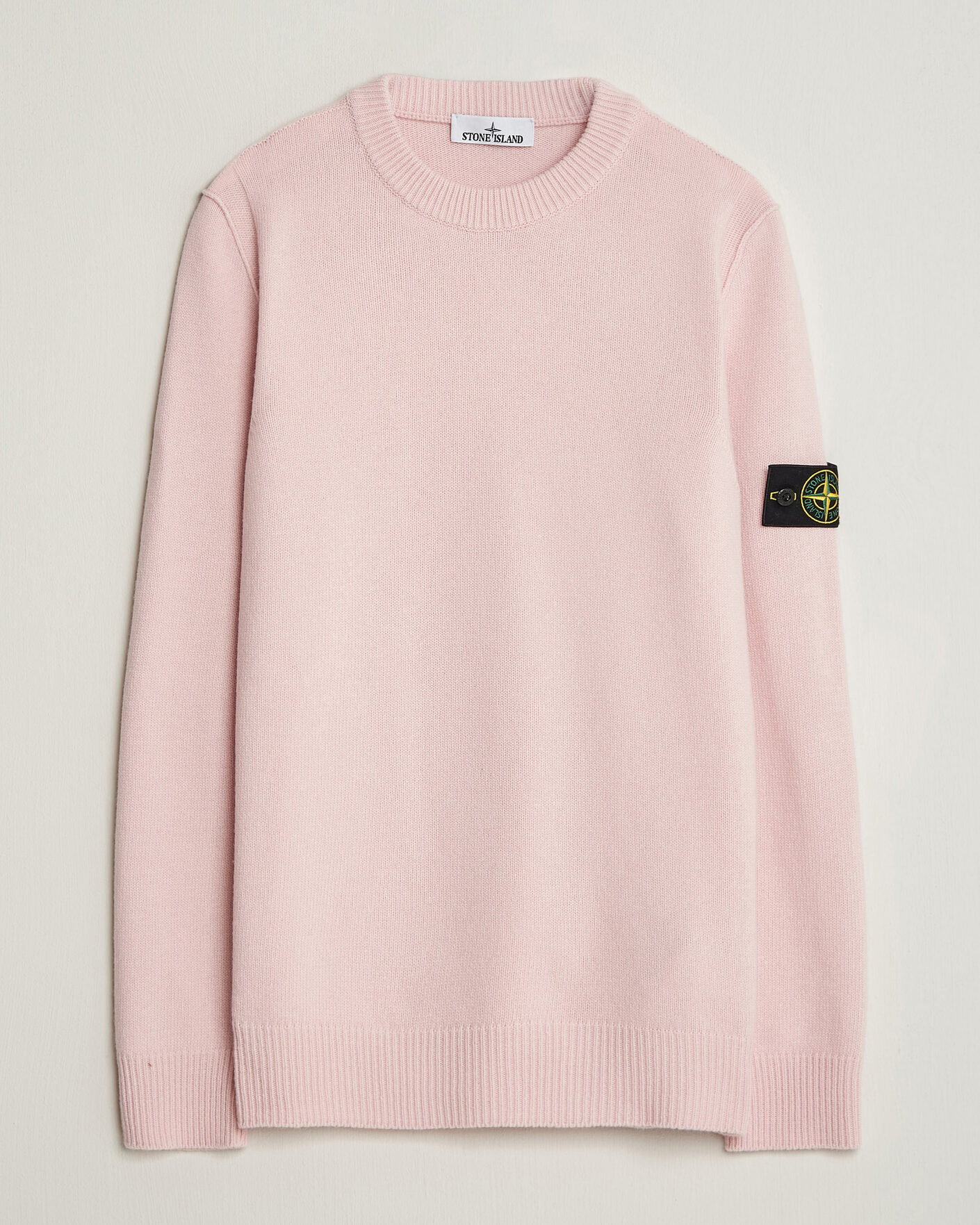 Herren | Pullover | Stone Island | Knitted Lambswool Crew Neck Antique Rose