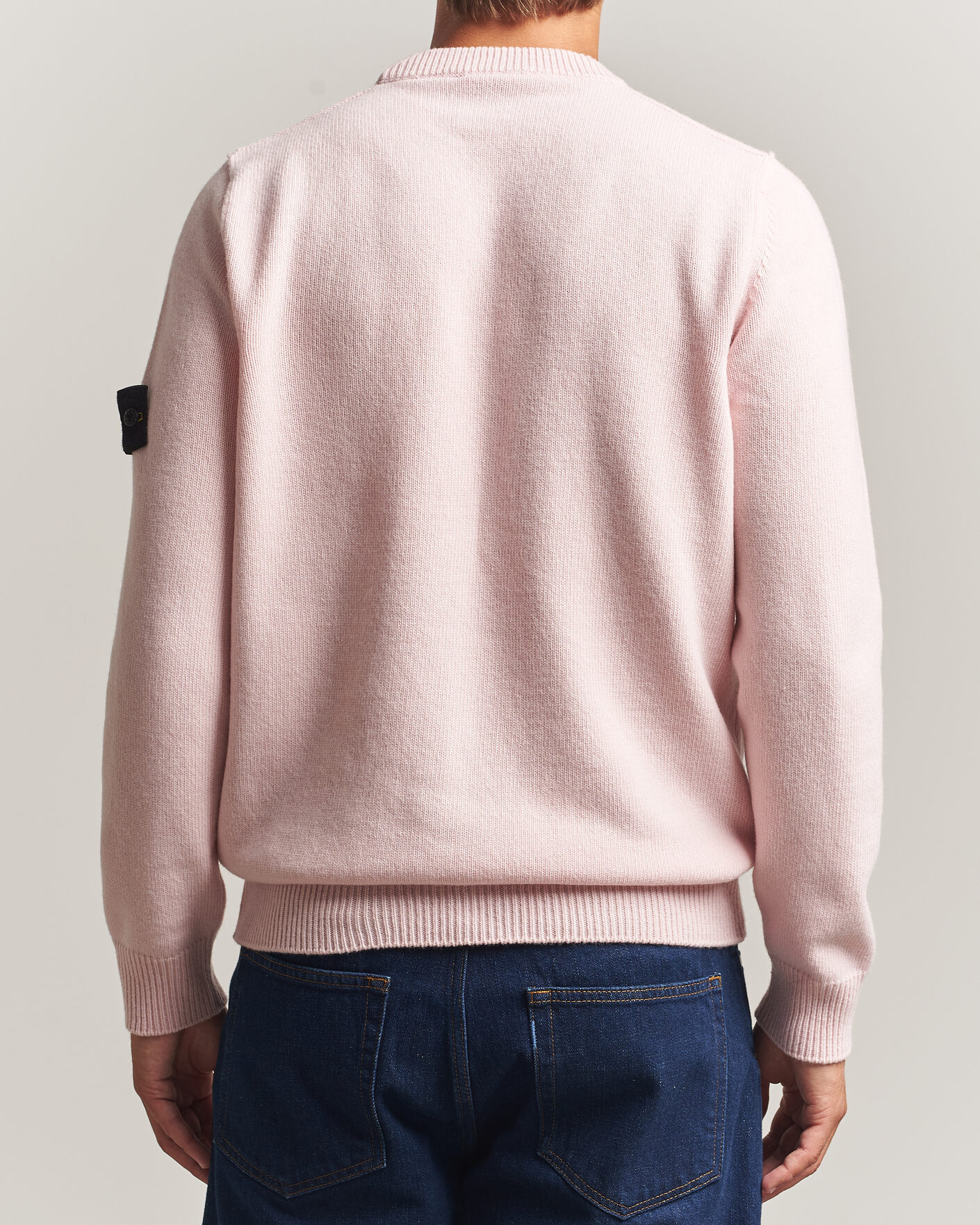 Herren | Pullover | Stone Island | Knitted Lambswool Crew Neck Antique Rose