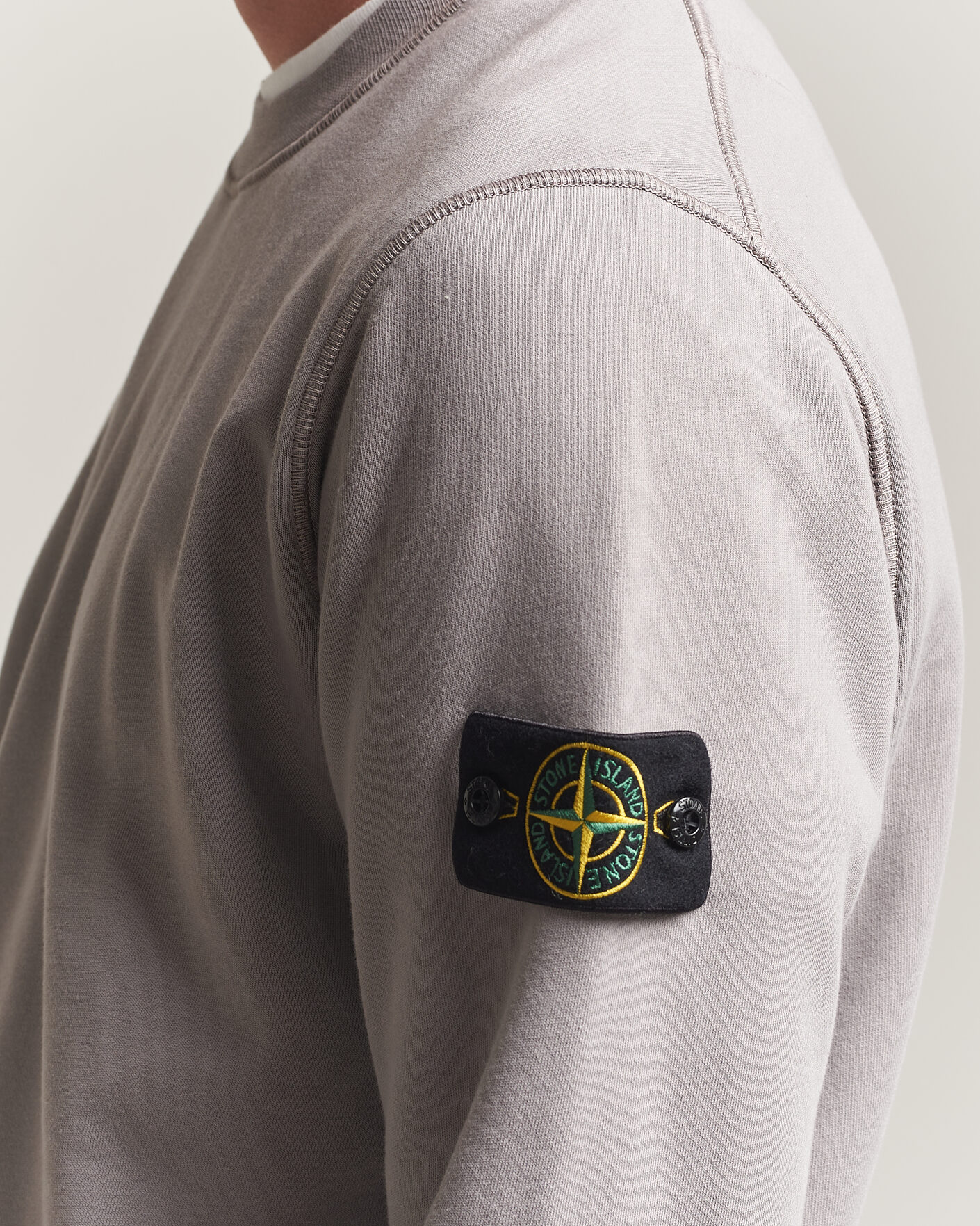 Herren | Pullover | Stone Island | Garment Dyed Fleece Sweatshirt Grey