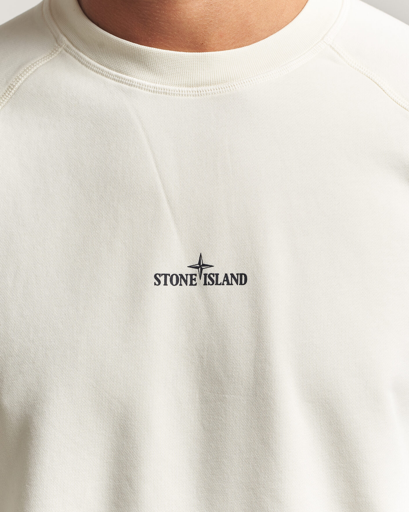 Herren | Pullover | Stone Island | Garment Dyed Fleece Desert Print Sweatshirt Ivory