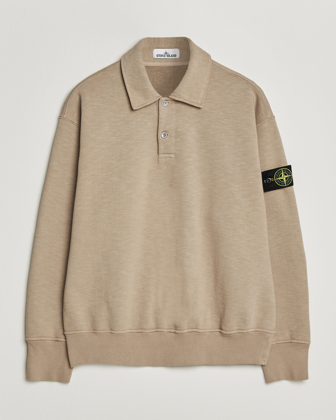 Herren | Pullover | Stone Island | Tubular Cotton Fleece Polo Biscuit