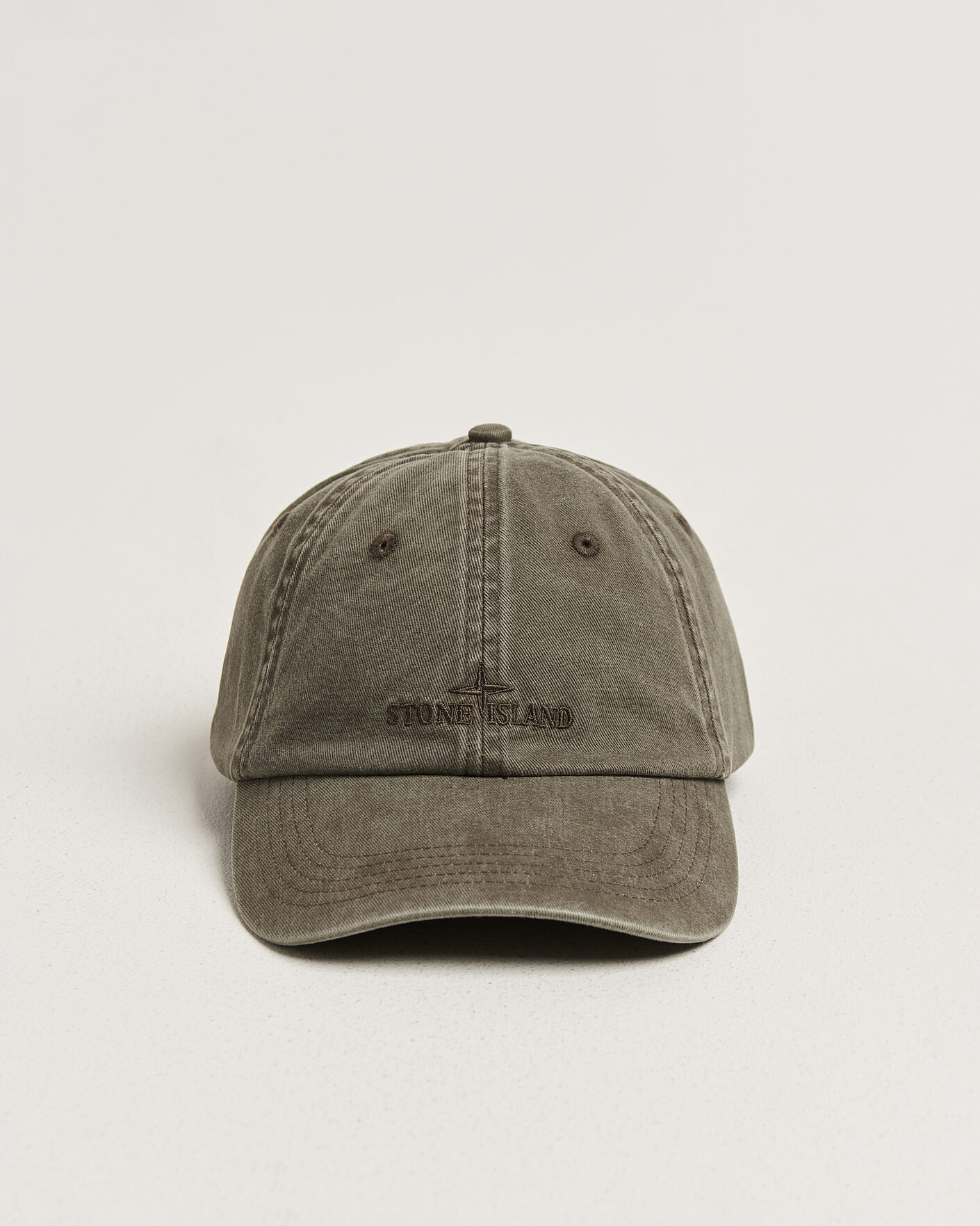 Herren | Hüte & Mützen | Stone Island | Brushed Cotton Gabardine Cap Military Green