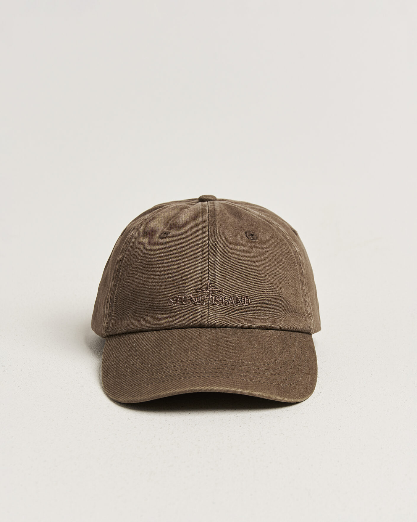 Herren | Hüte & Mützen | Stone Island | Brushed Cotton Gabardine Cap Umber