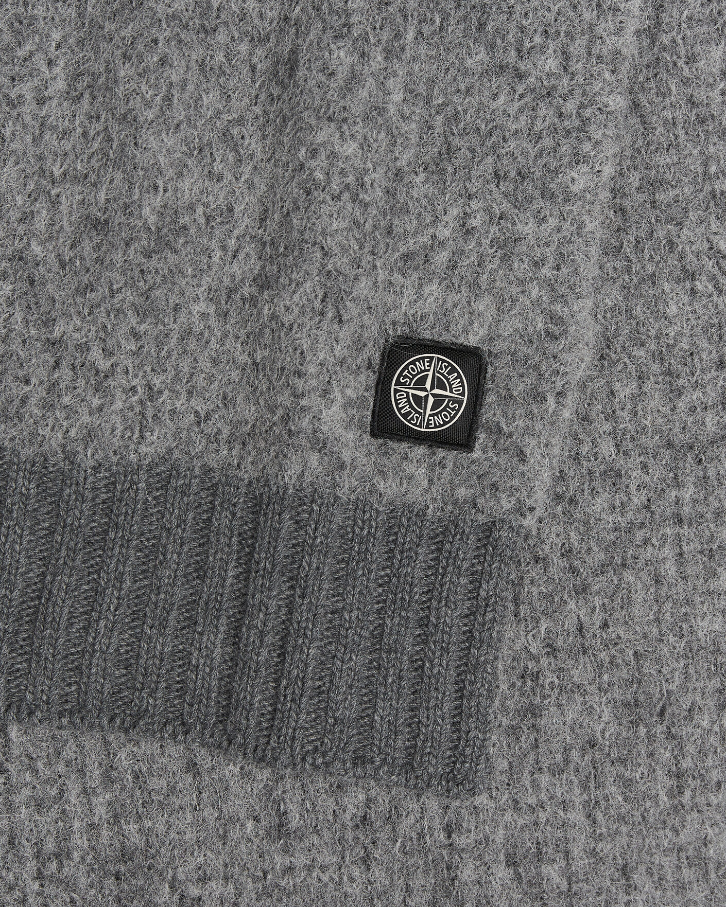 Herren | Schals | Stone Island | Baby Alpaca Blend Scarf Grey Melange