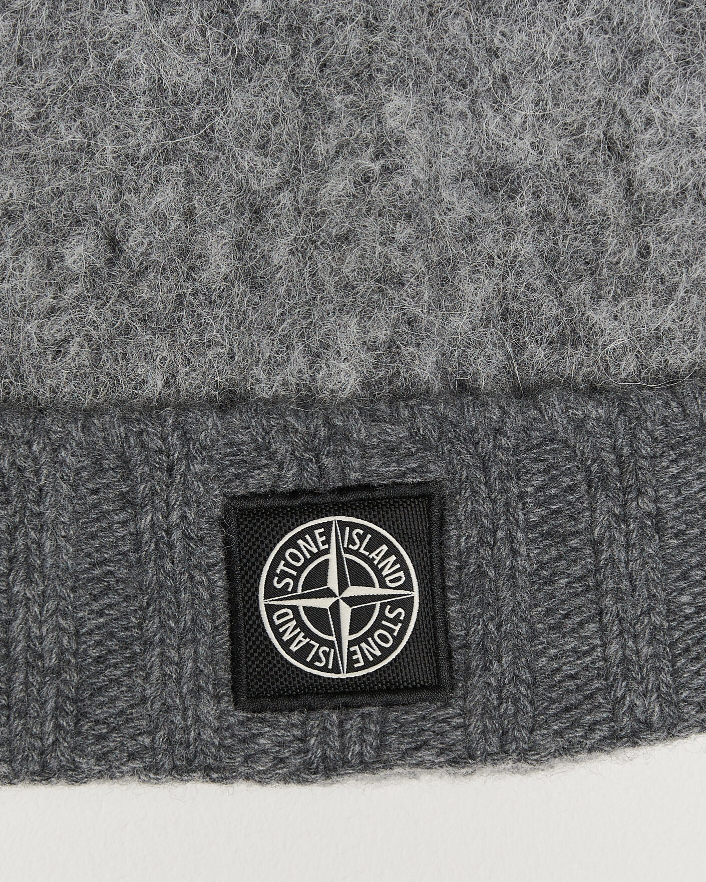 Herren | Mützen | Stone Island | Ribbed Baby Alpaca Blend Hat Grey Melange
