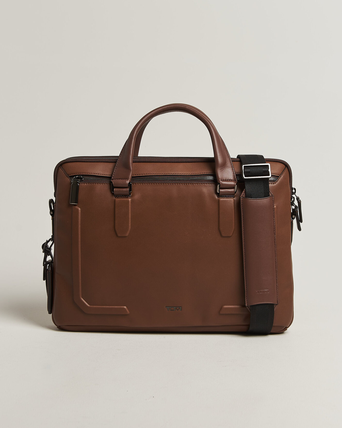 Herren | Taschen | TUMI | Harrison Sycamore Slim Leather Brief Cognac Bombe