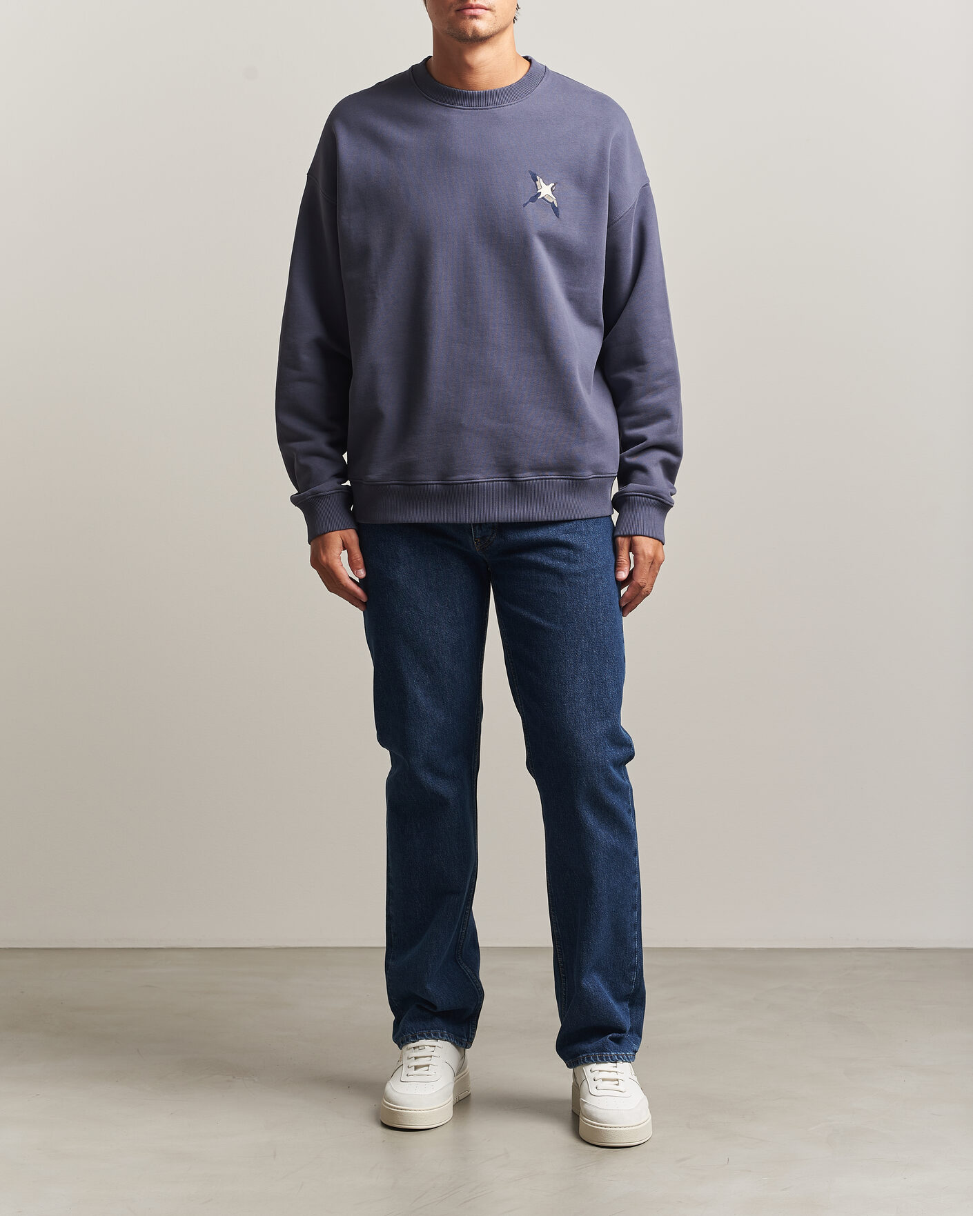 Herren | Pullover | Axel Arigato | Micro Bee Bird Sweatshirt Smoke Grey